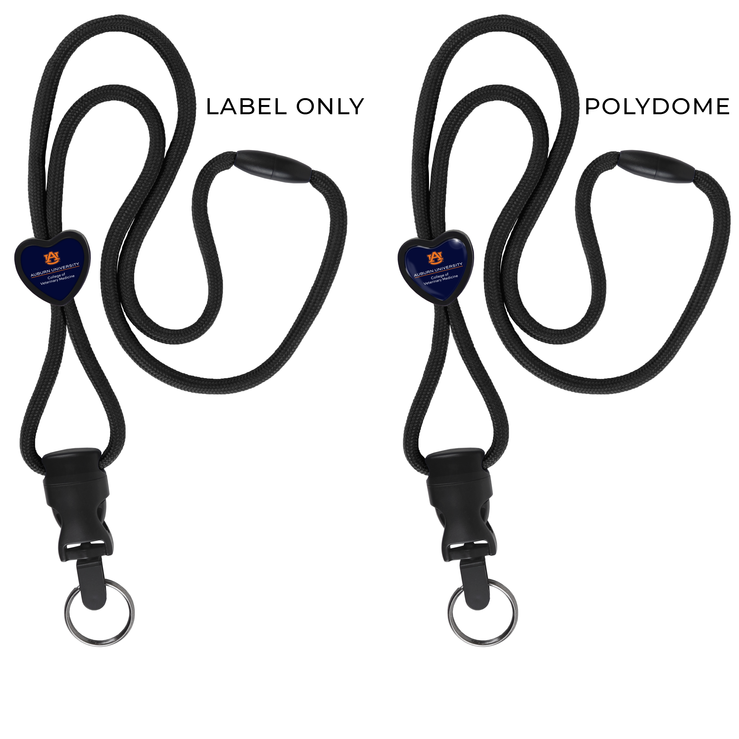 BH085 | Braided Lanyard with Heart Slider