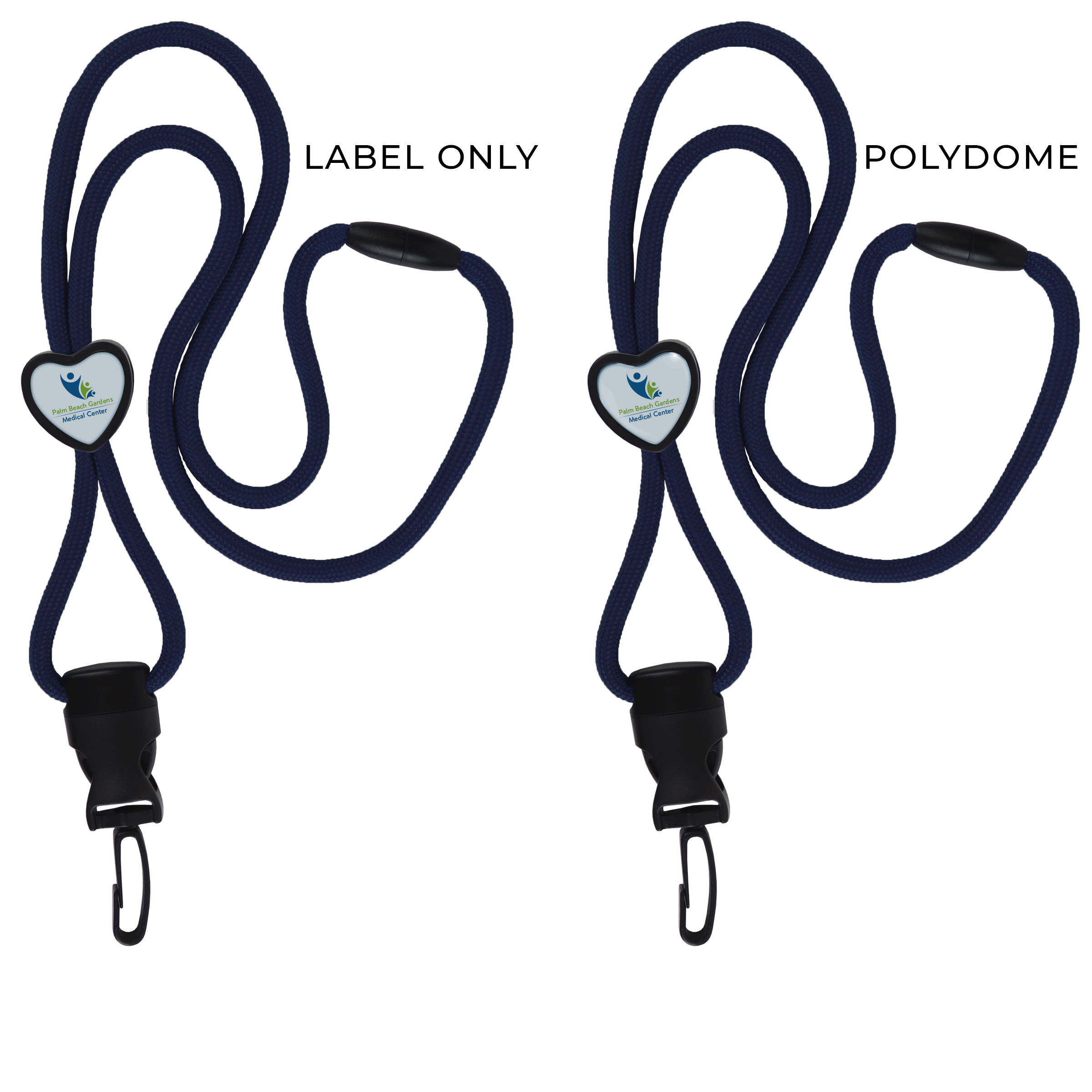 BH085 | Braided Lanyard with Heart Slider