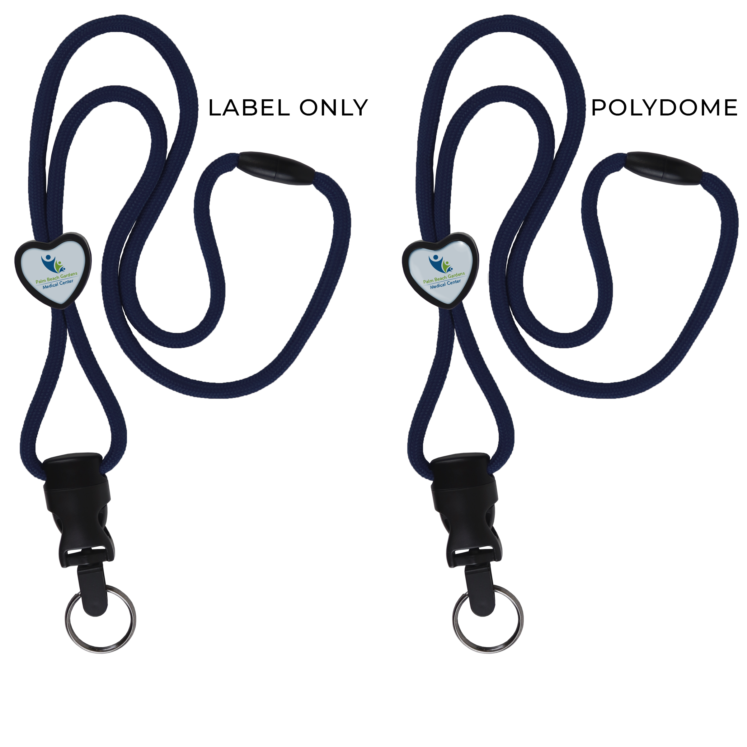 BH085 | Braided Lanyard with Heart Slider
