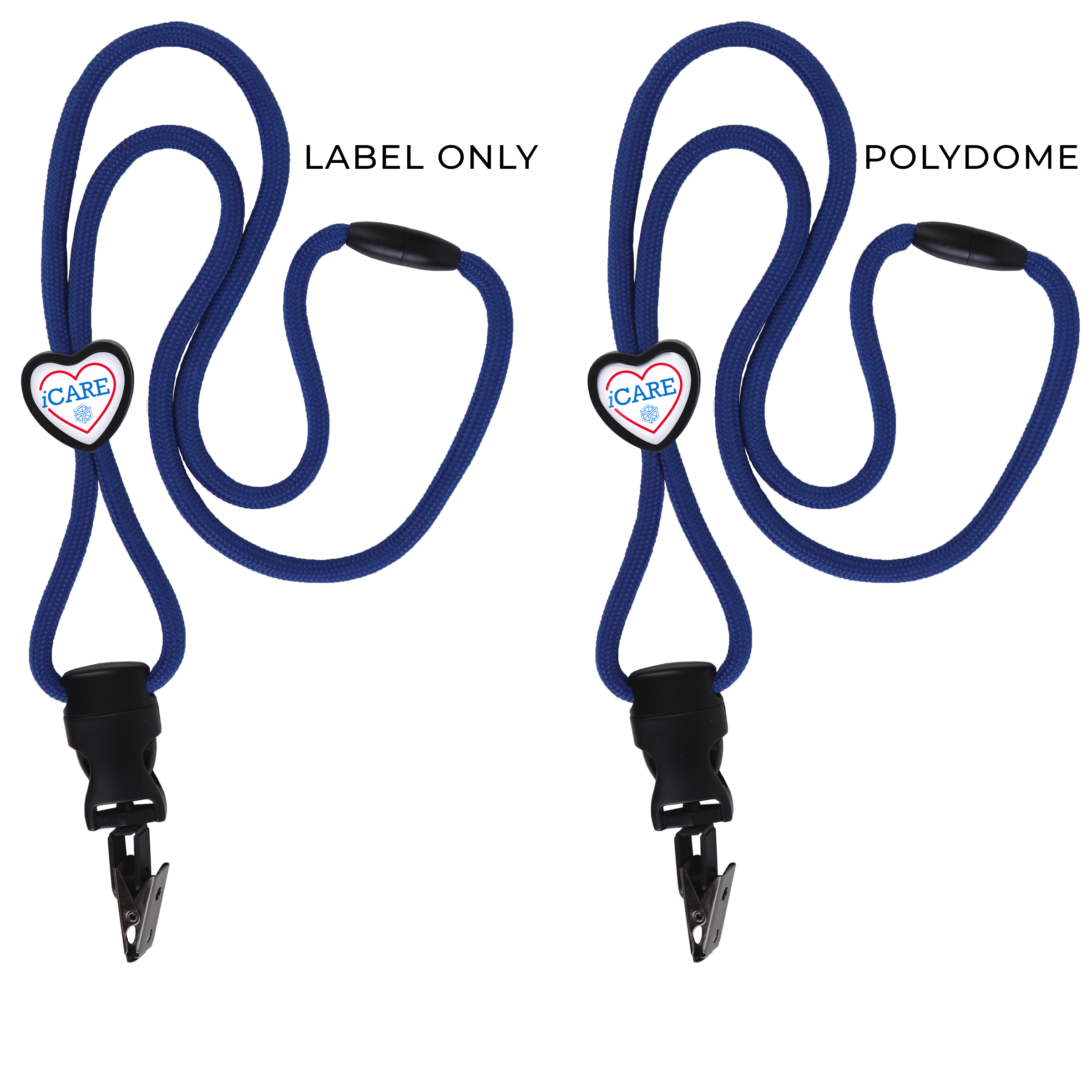 BH085 | Braided Lanyard with Heart Slider