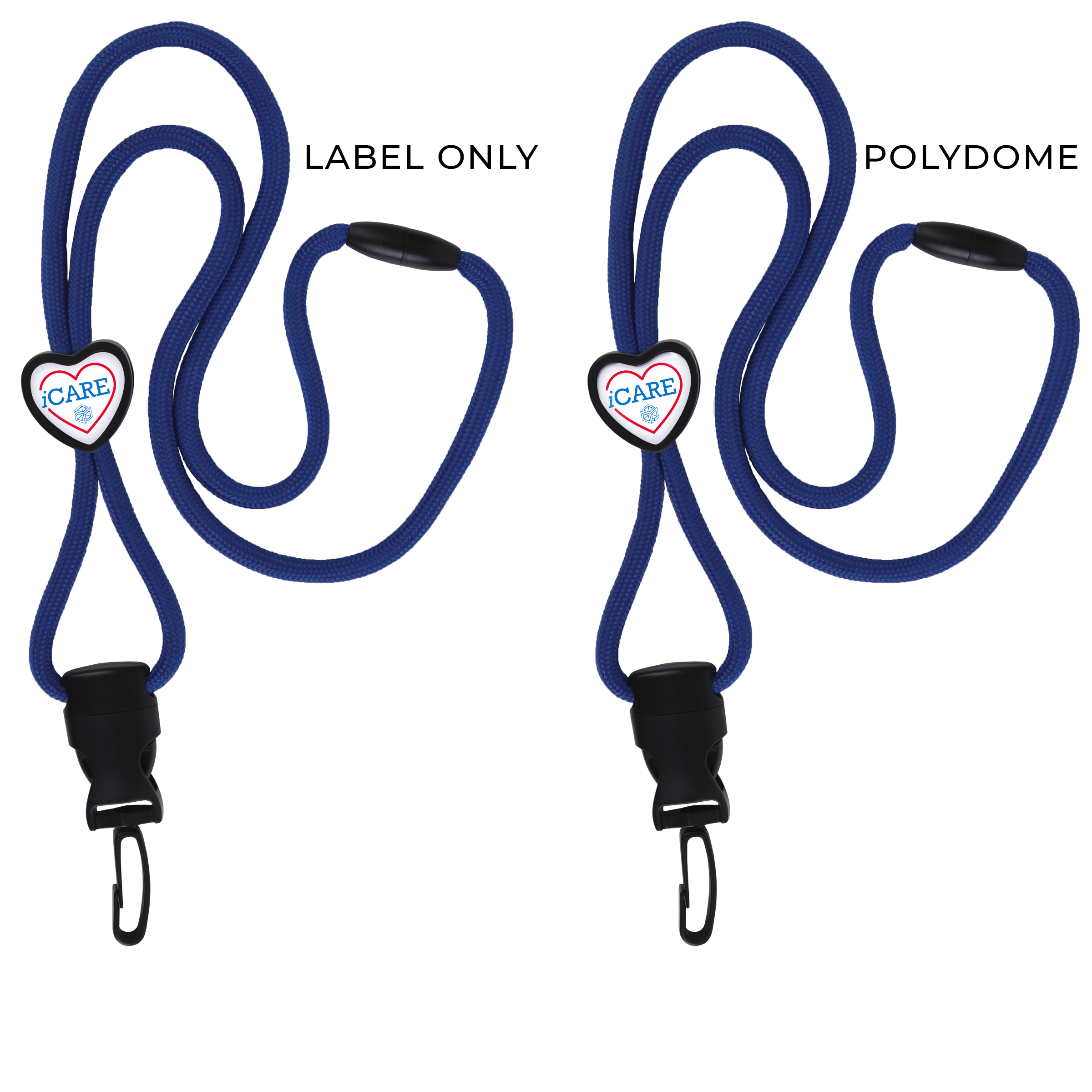 BH085 | Braided Lanyard with Heart Slider
