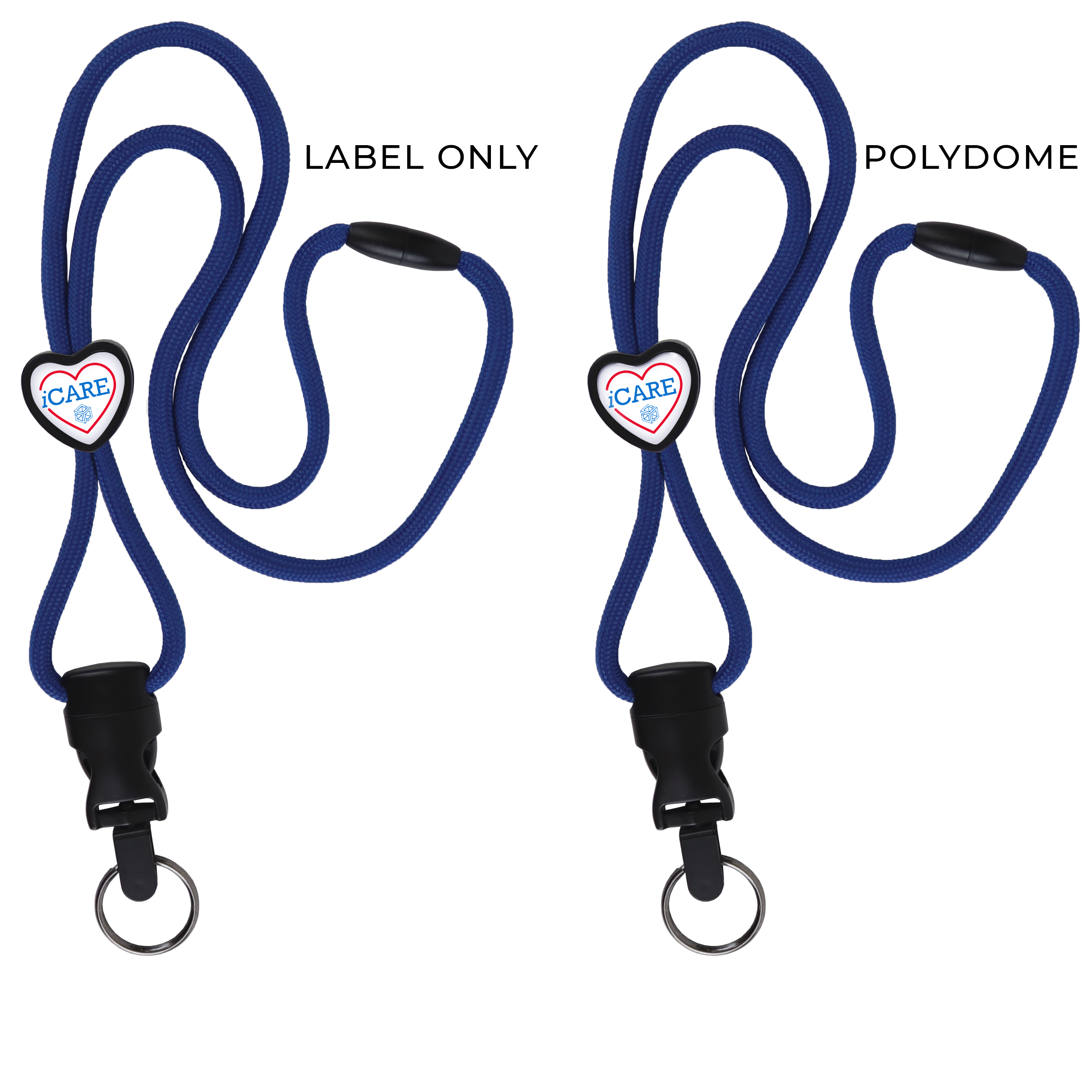 BH085 | Braided Lanyard with Heart Slider