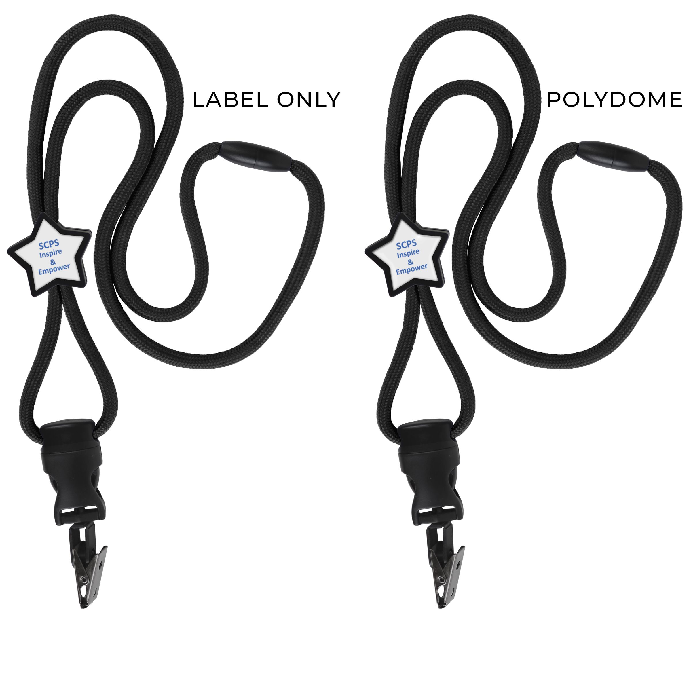 BH086 | Braided Lanyard with Star Slider