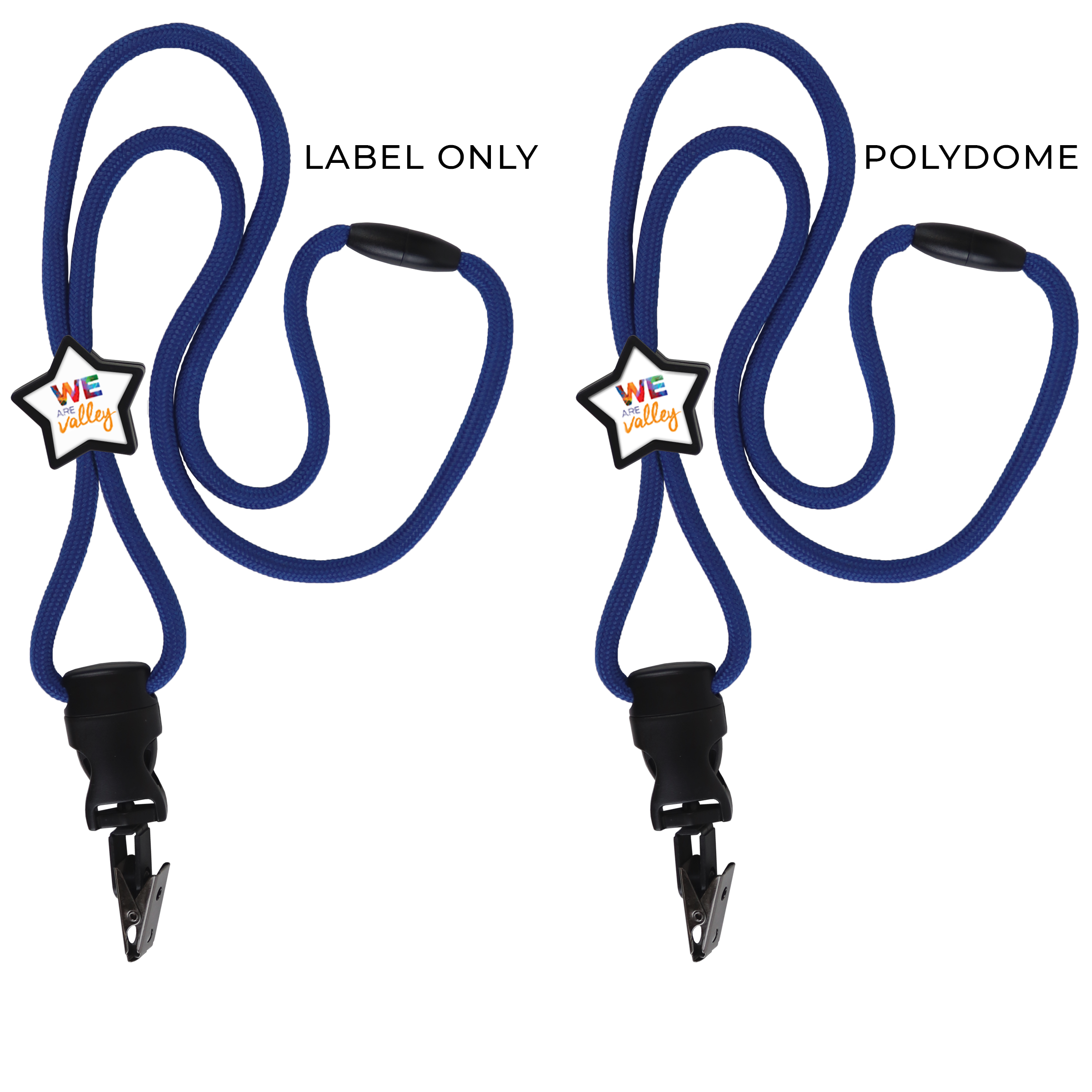 BH086 | Braided Lanyard with Star Slider