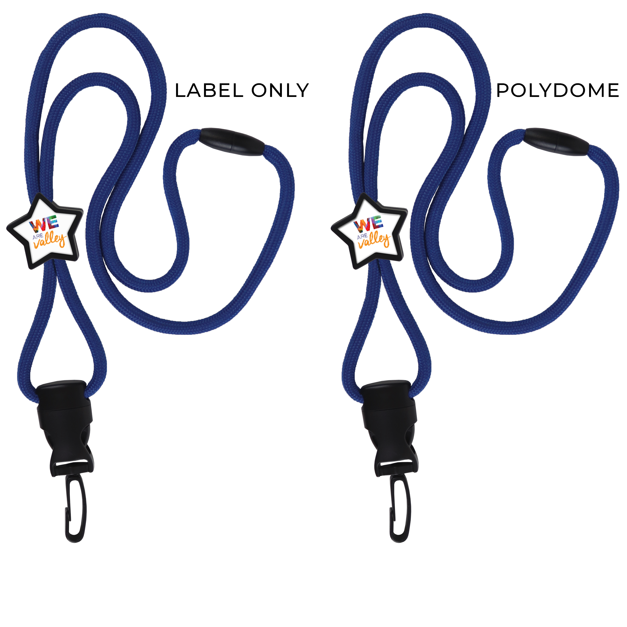 BH086 | Braided Lanyard with Star Slider