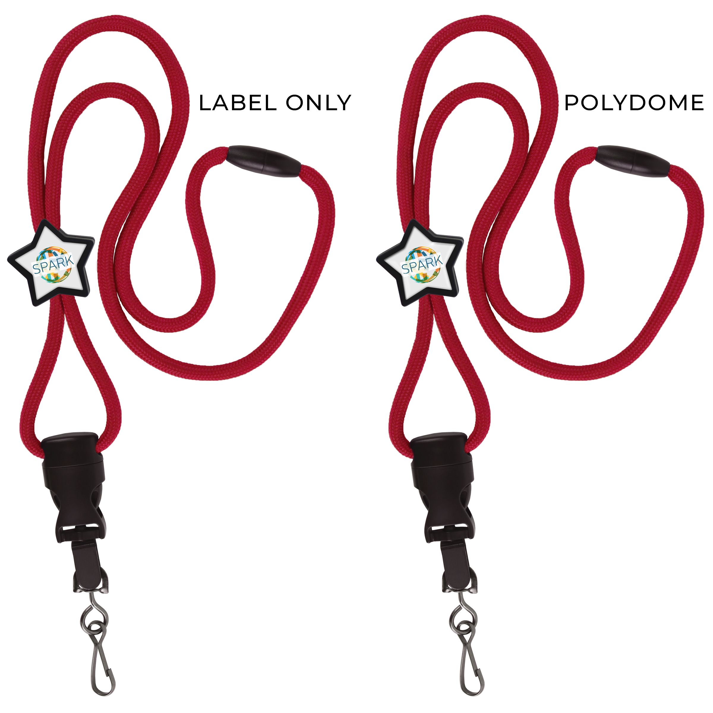 BH086 | Braided Lanyard with Star Slider