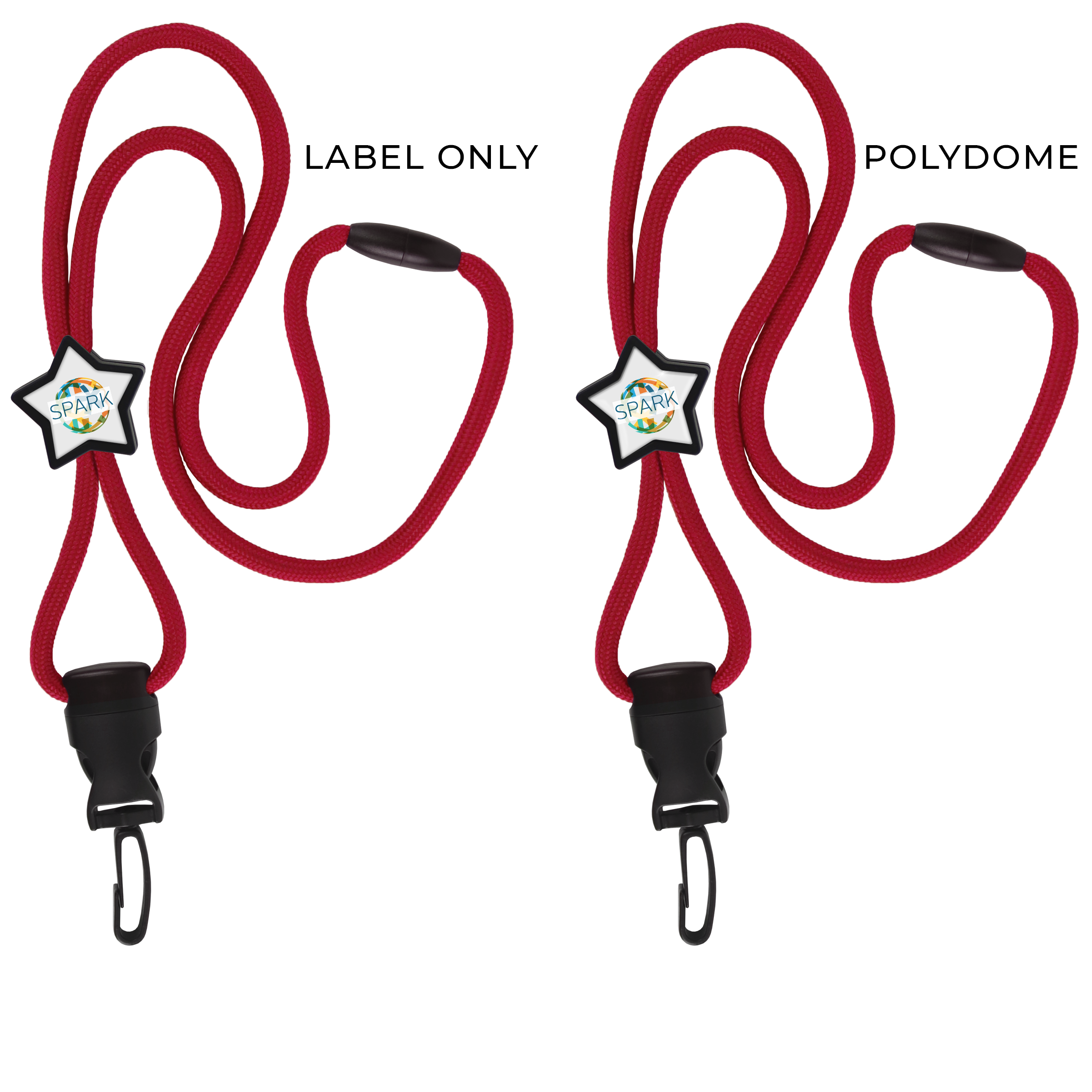 BH086 | Braided Lanyard with Star Slider