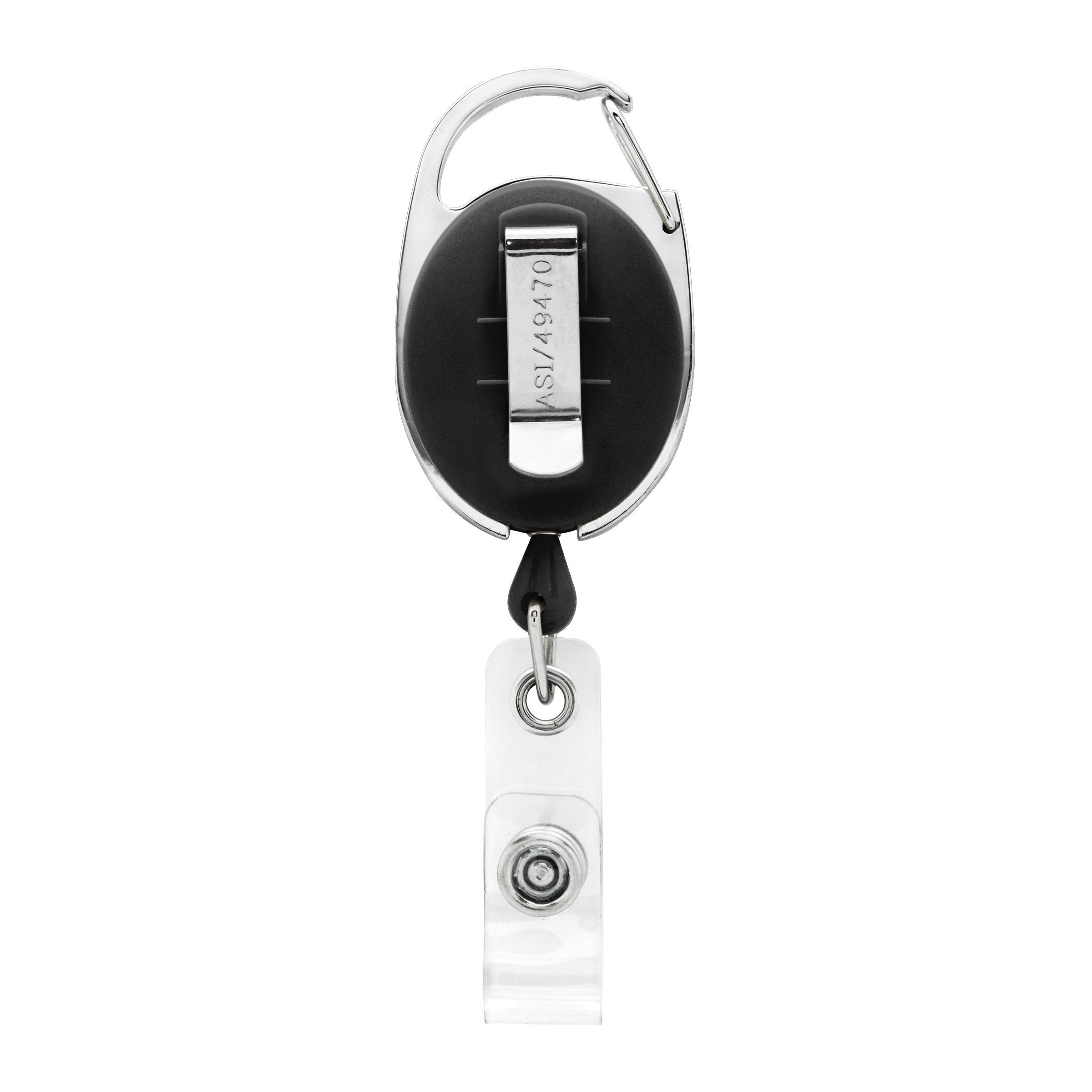 OVERSTOCK:: BH14BK | Bubble Carabiner Badge Reel