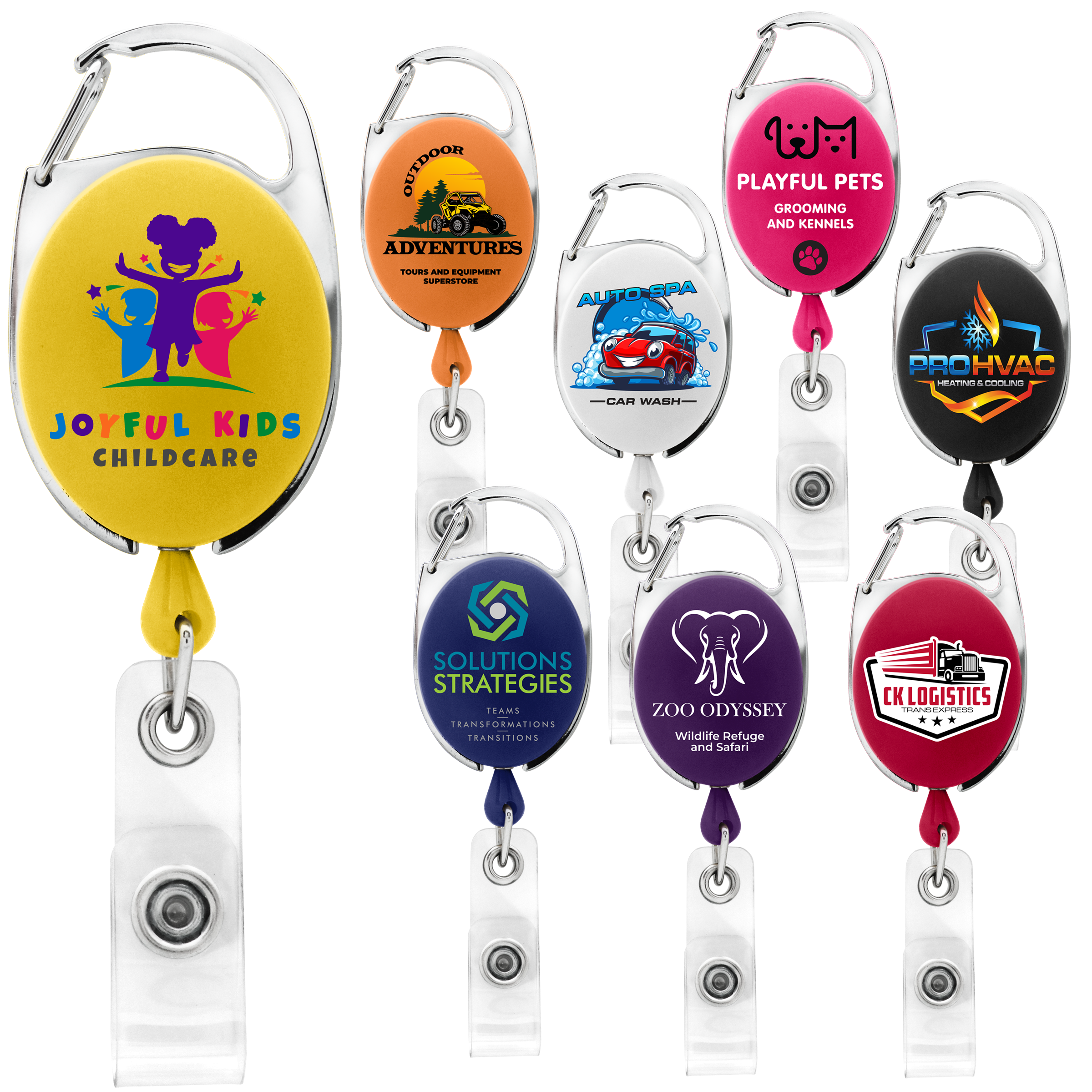 BH14 | Bubble Carabiner Badge Reel