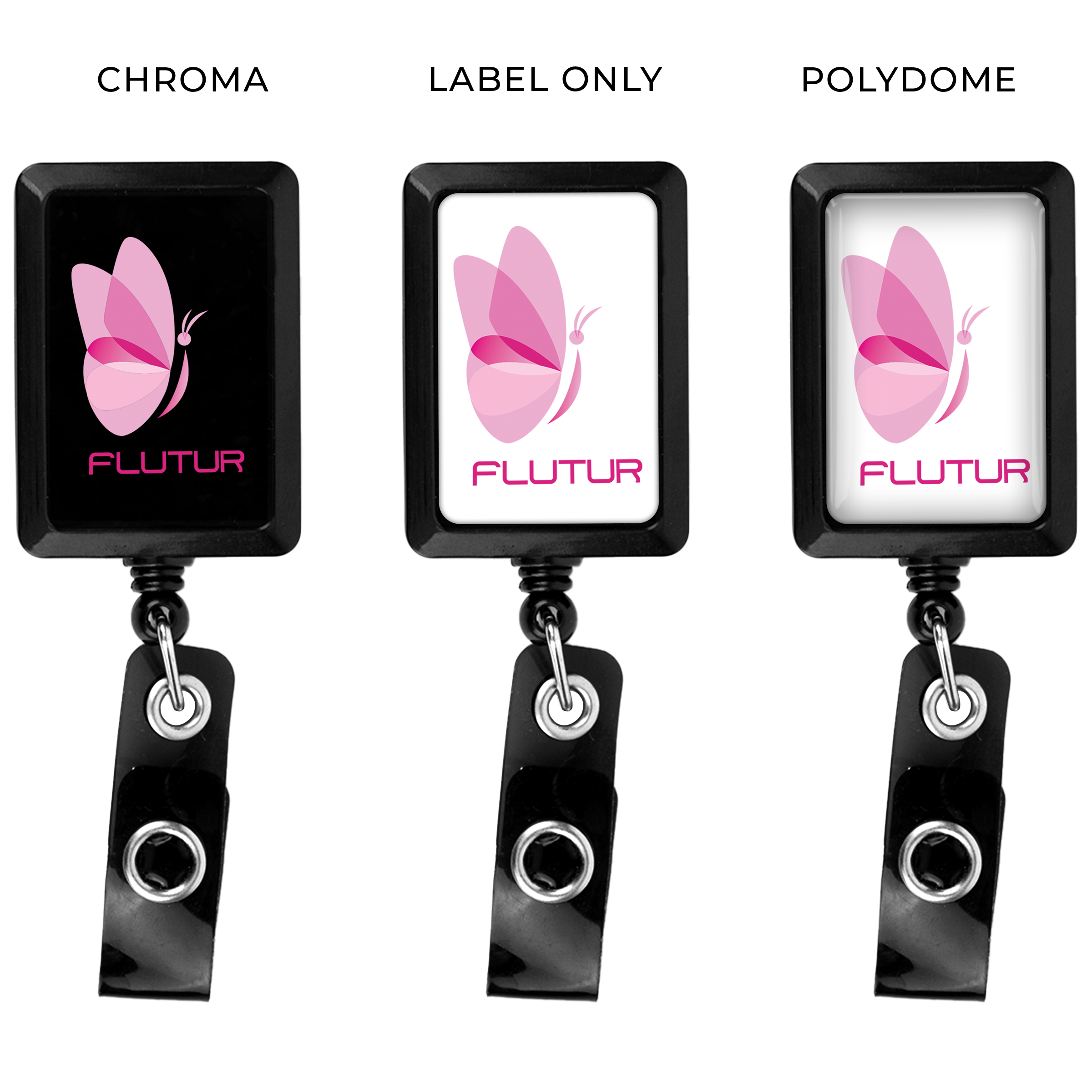 BH17 | JUMBO Vertical Rectangle Badge Reel