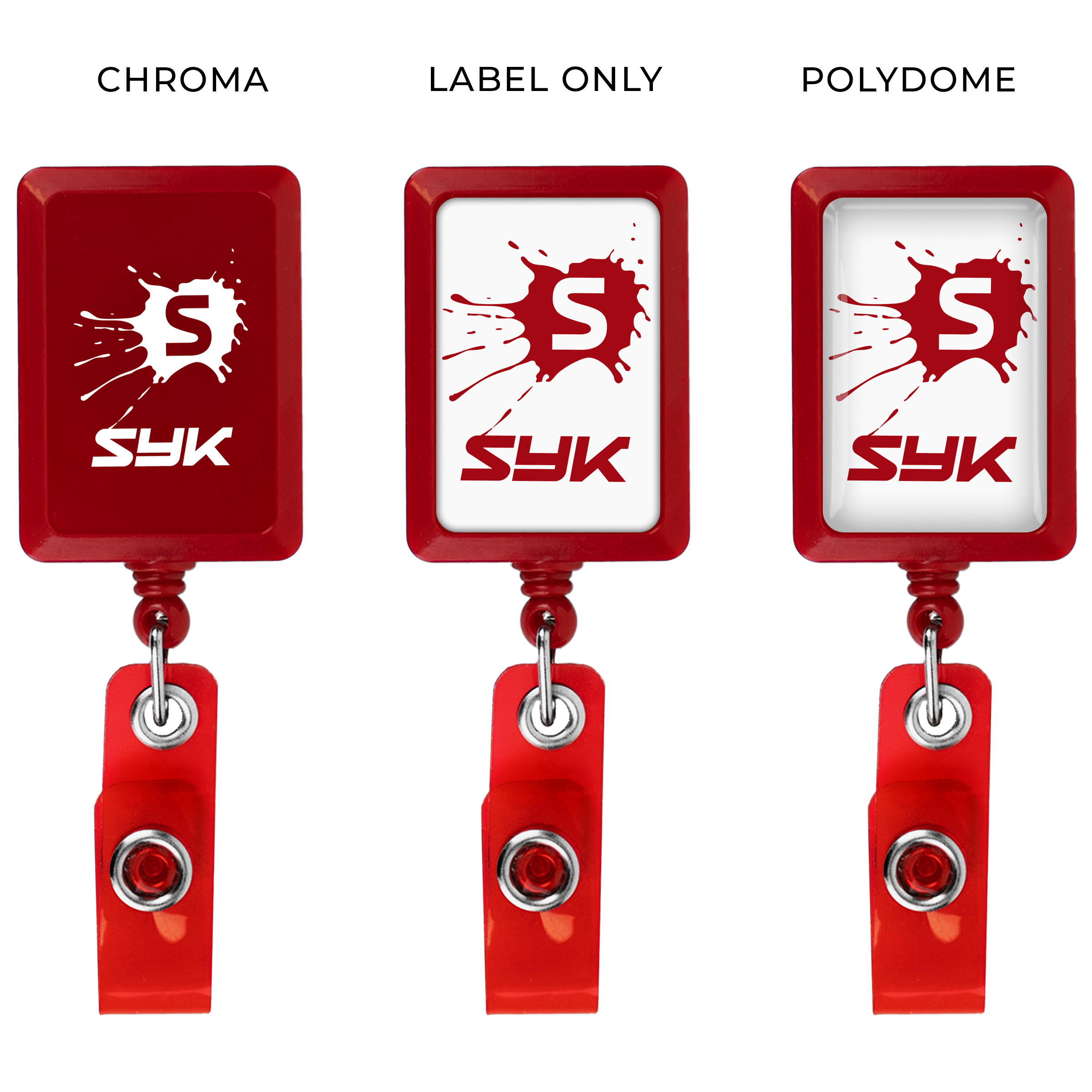 OVERSTOCK:: BH17RD | JUMBO Vertical Rectangle Badge Reel