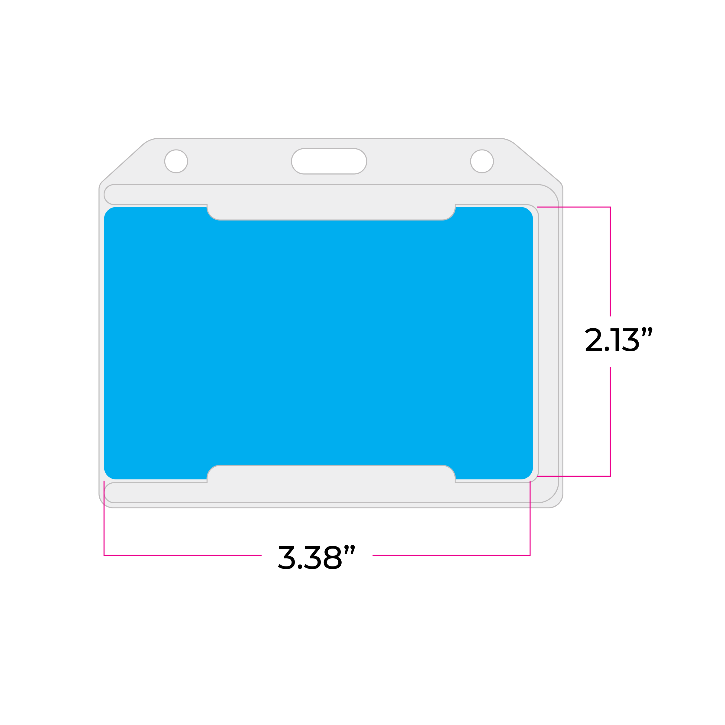 BH1845 | Rigid Horizontal Card Holder
