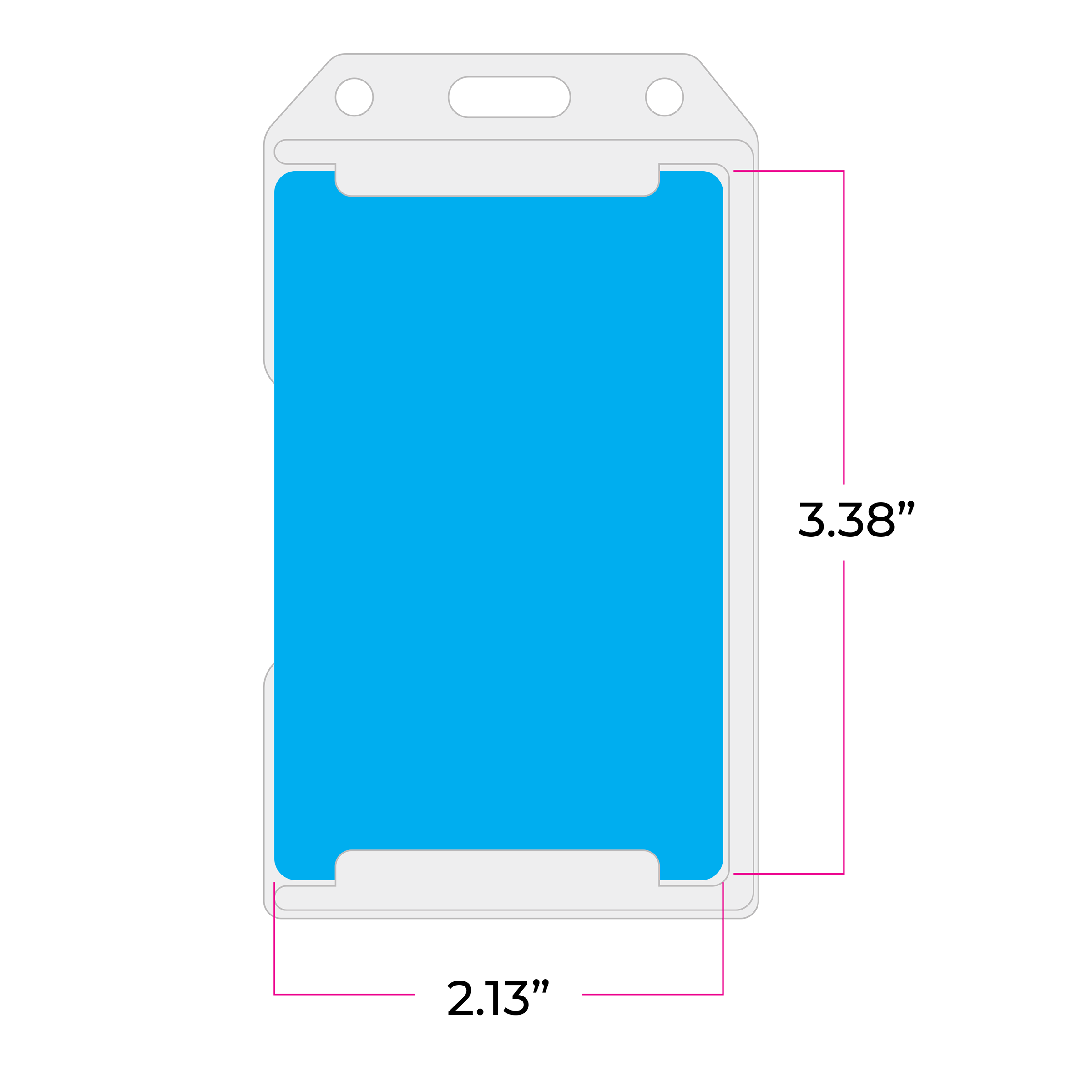 BH1848 | Rigid Vertical Card Holder