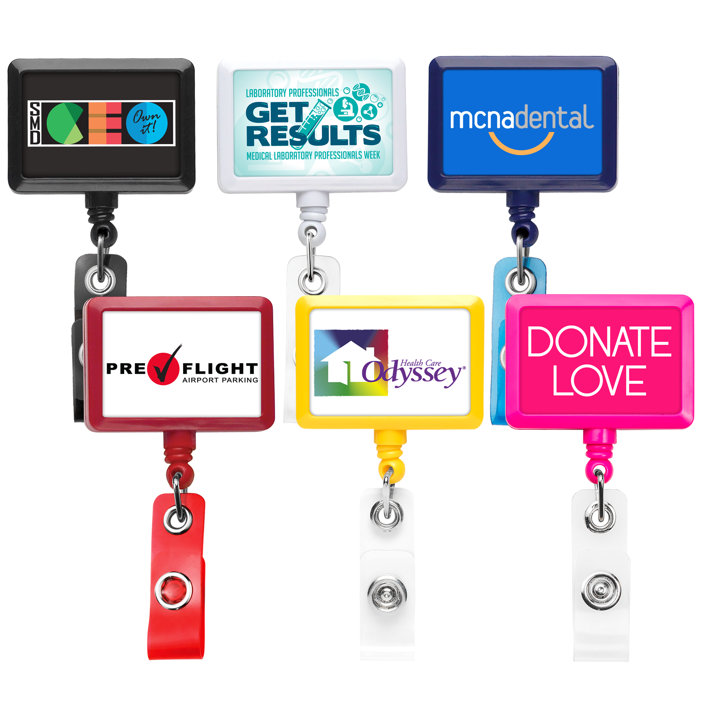 BH18 | JUMBO Rectangle Badge Reel