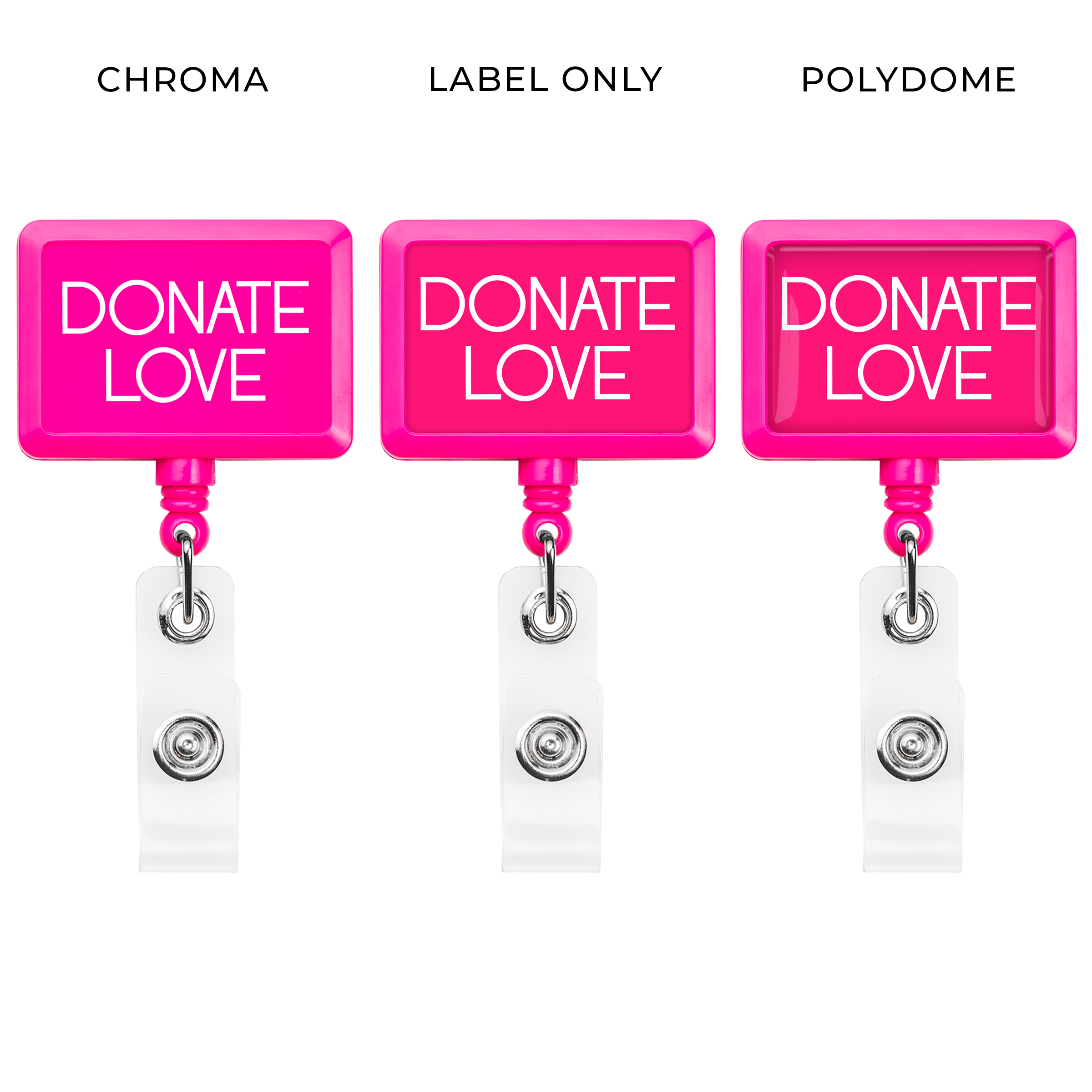 BH18 | JUMBO Rectangle Badge Reel