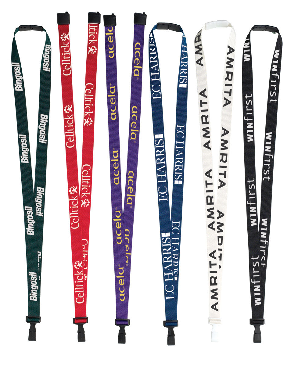 BH2065 | 5/8" P.E.T. Recycled Silkscreen Lanyards