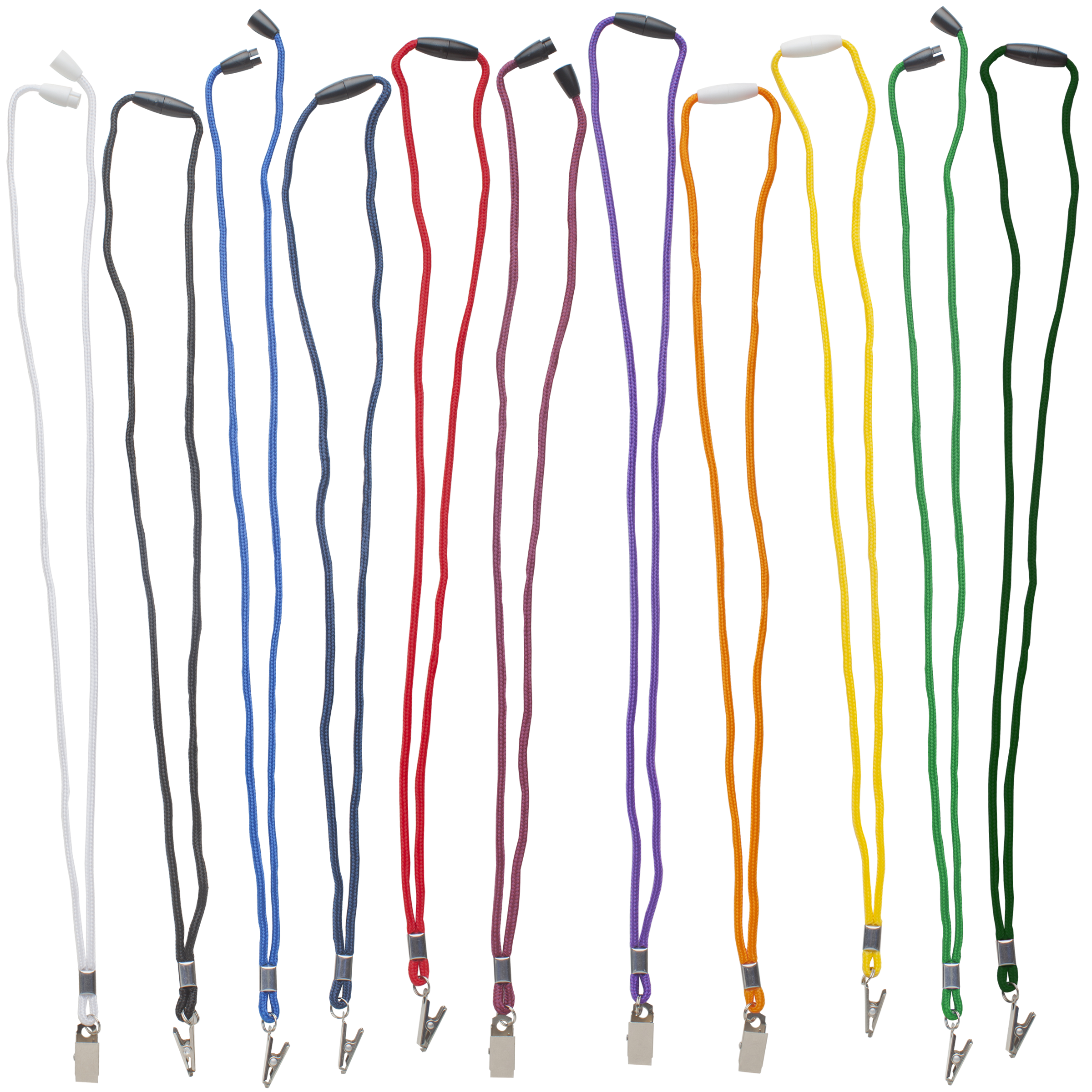 BH2138 | Braided Lanyard with Bulldog Clip