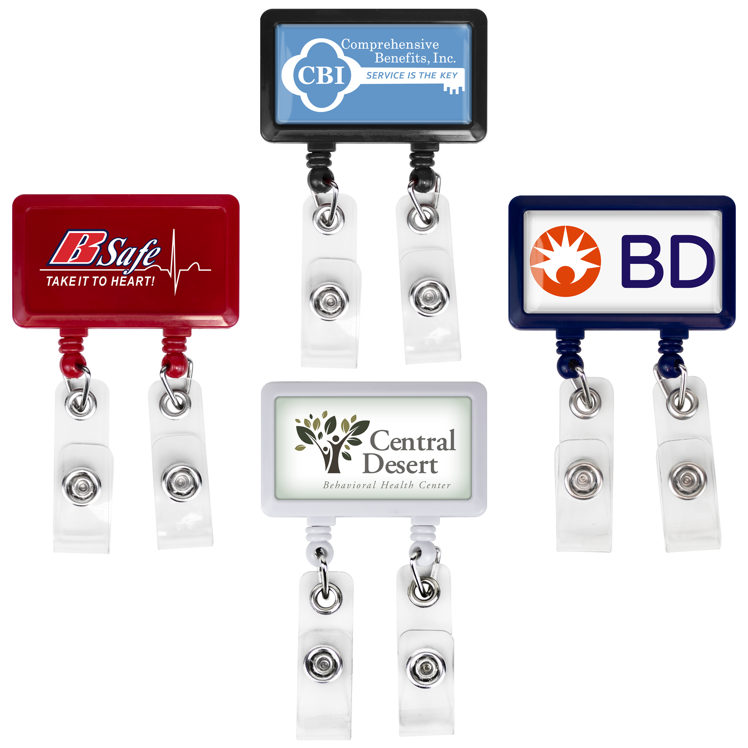 BH22 | JUMBO Dual Strap Badge Reel