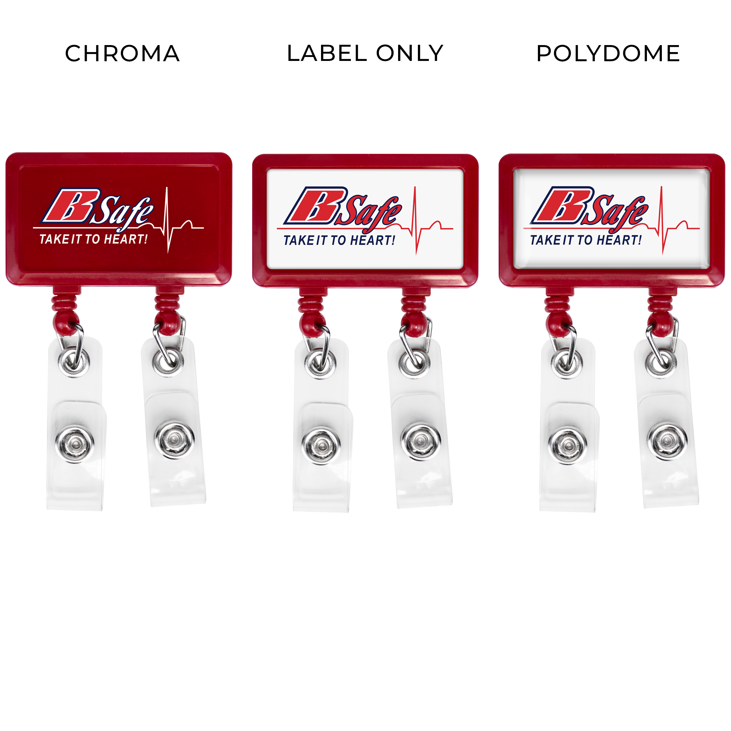 BH22 | JUMBO Dual Strap Badge Reel