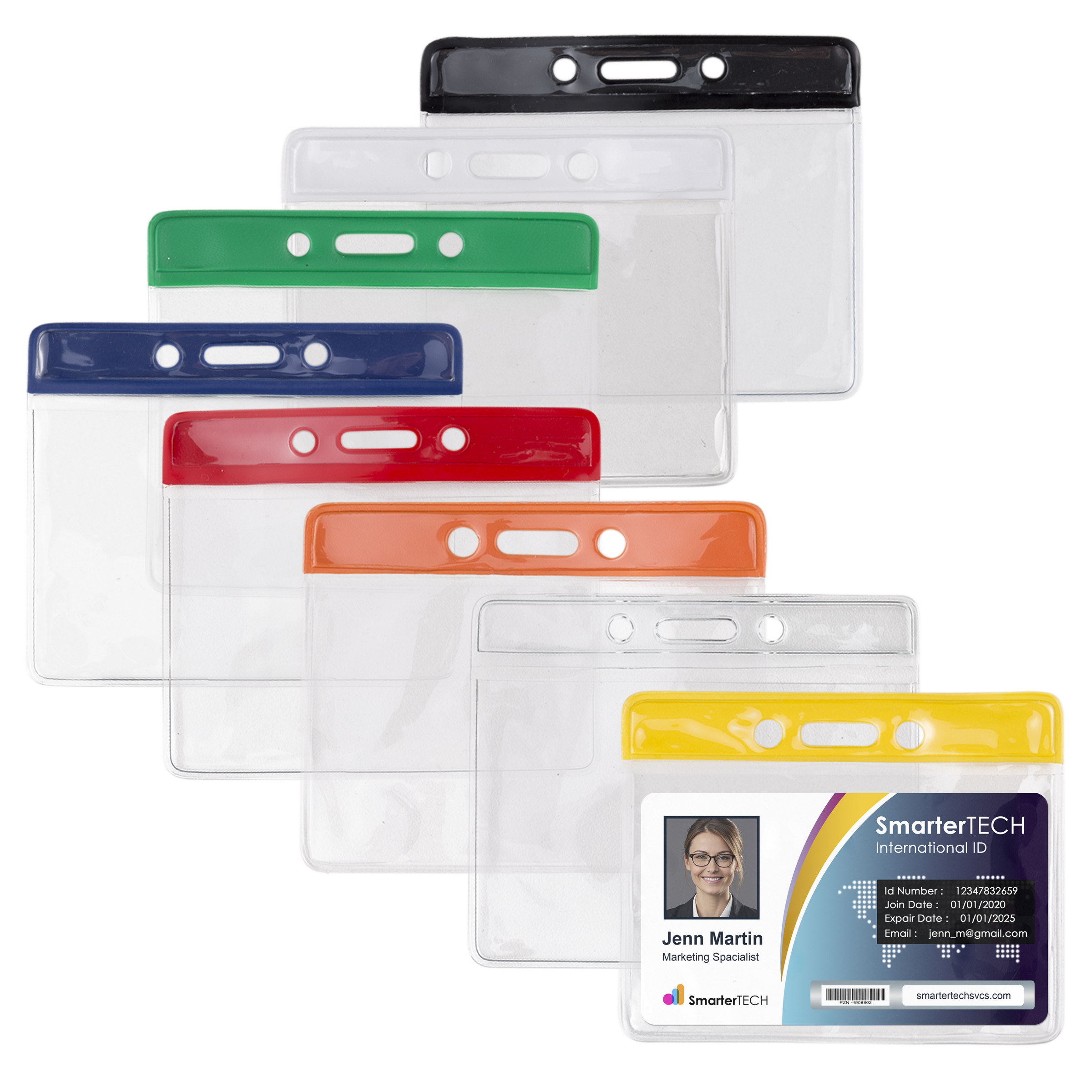 BH250 | Color Top Horizontal Card Holder
