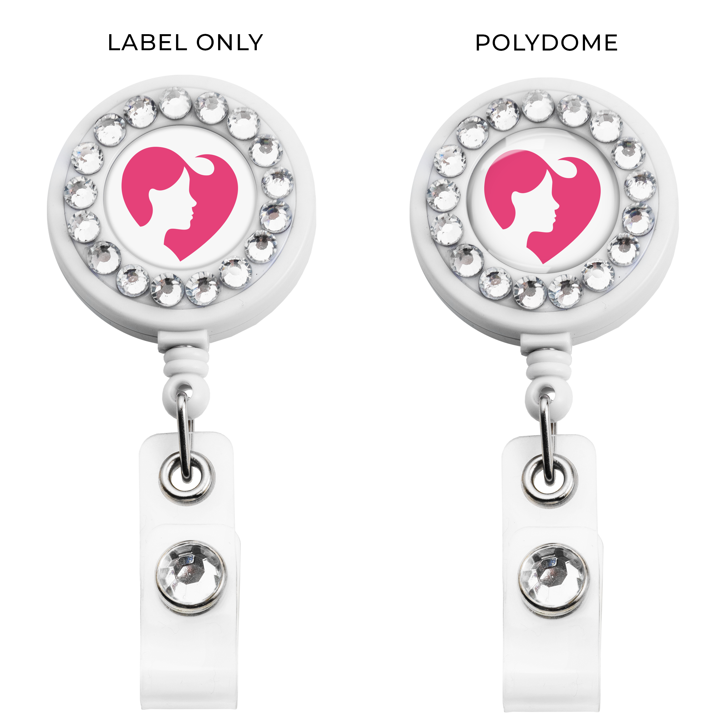 BH27 | Bling Ring Badge Reel