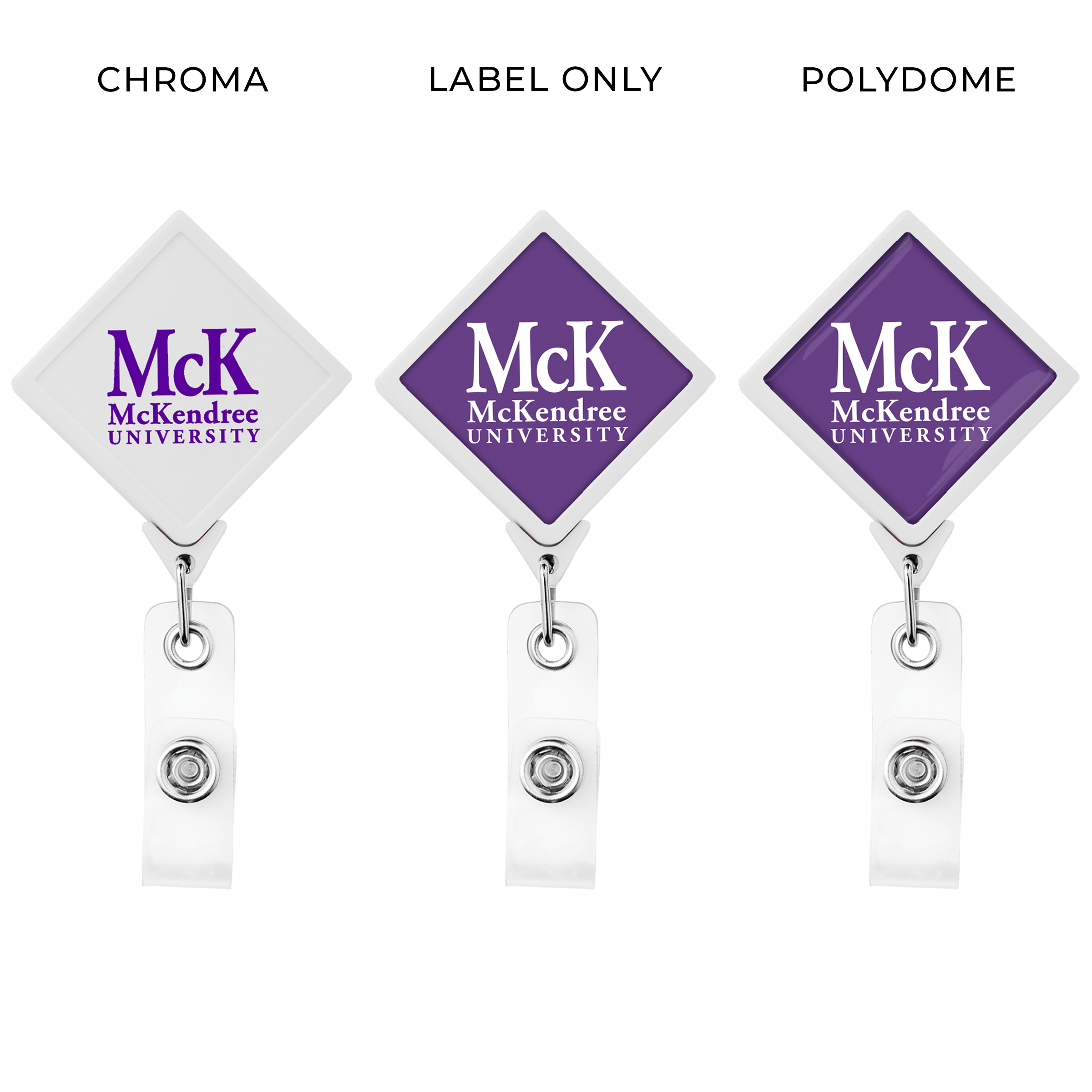 BH38 | JUMBO Diamond Badge Reel