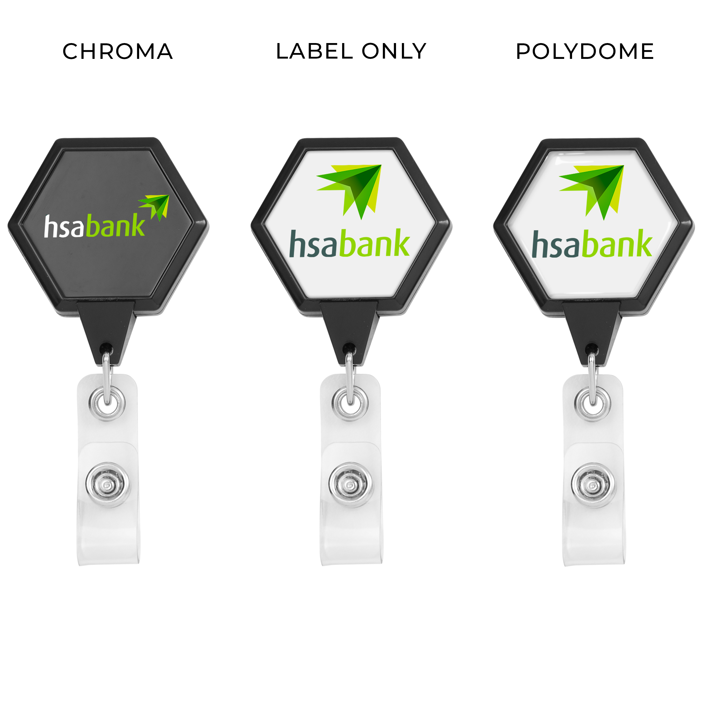 BH39 | JUMBO Hexagon Badge Reel