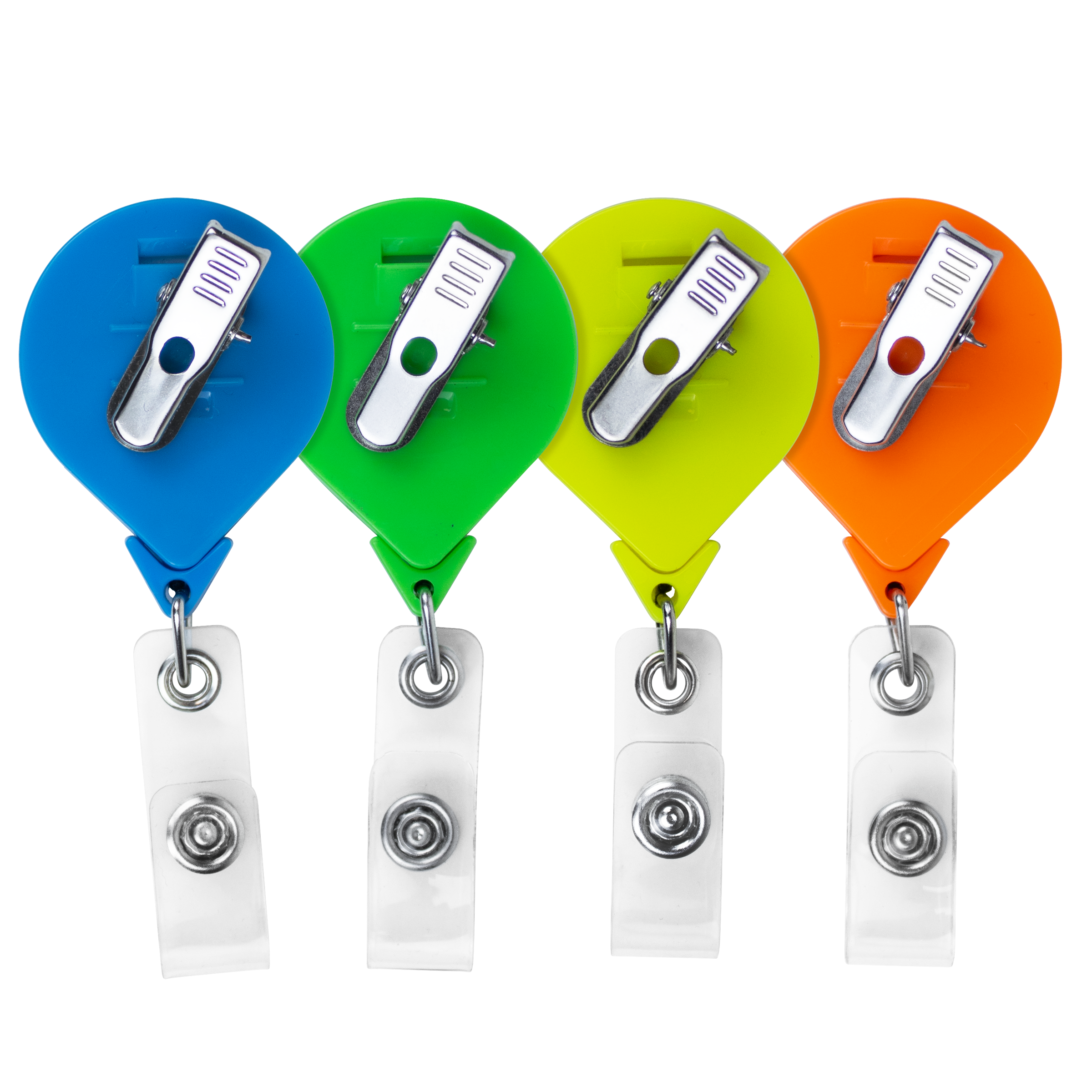 BH44N | JUMBO Round Badge Reel :: NEON