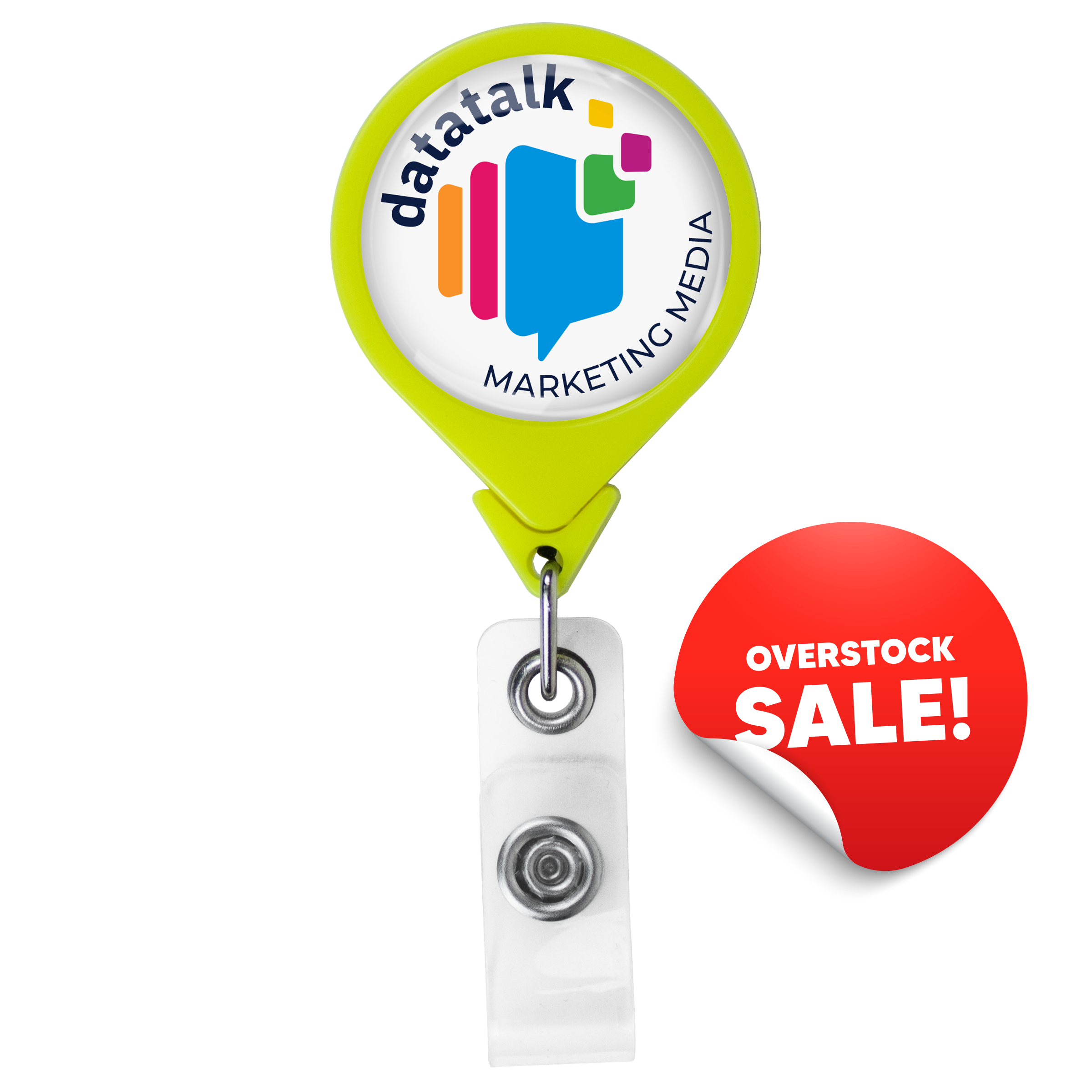 OVERSTOCK :: BH44NYL | JUMBO Round Badge Reel