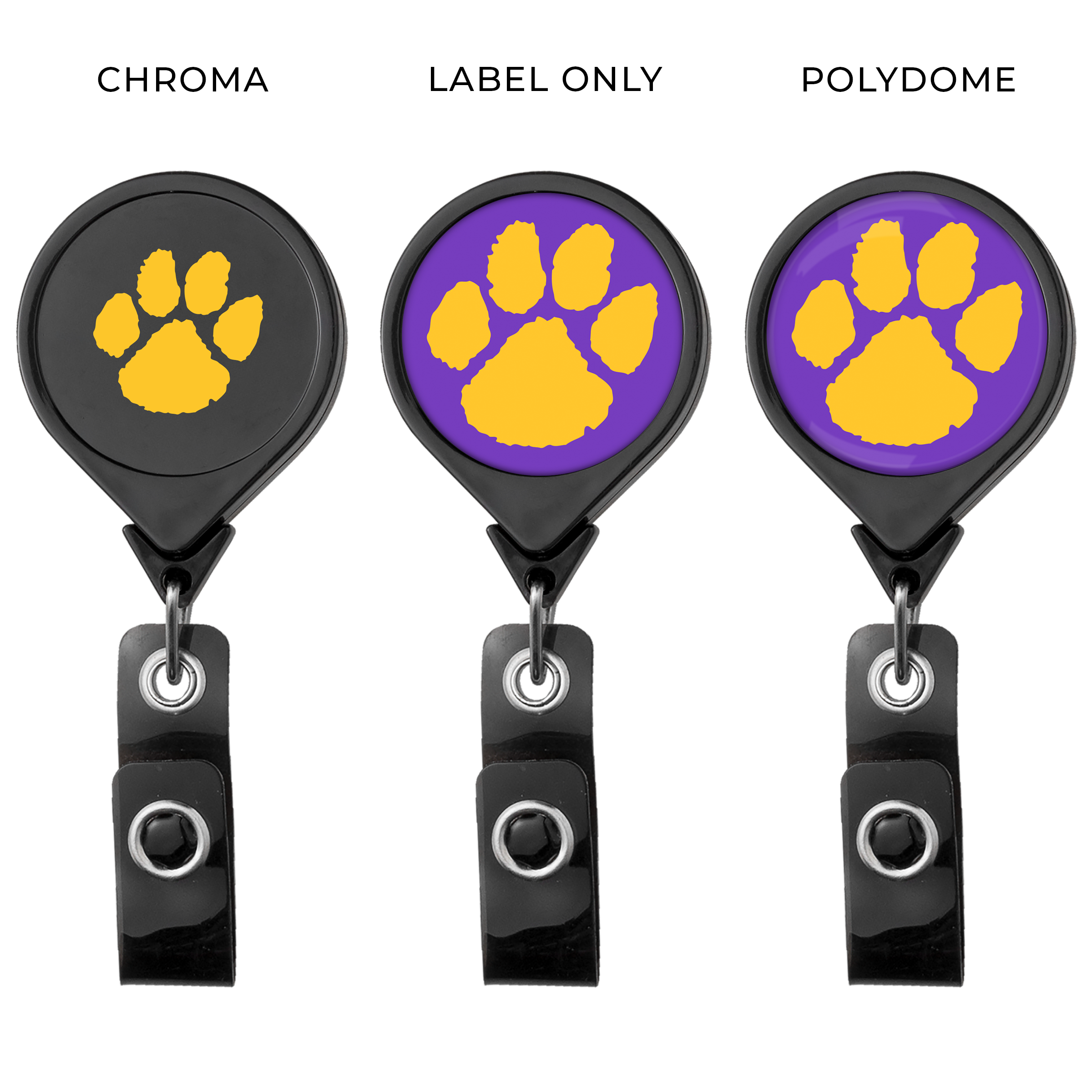 BH48 | JUMBO Belt Clip Round Badge Reel