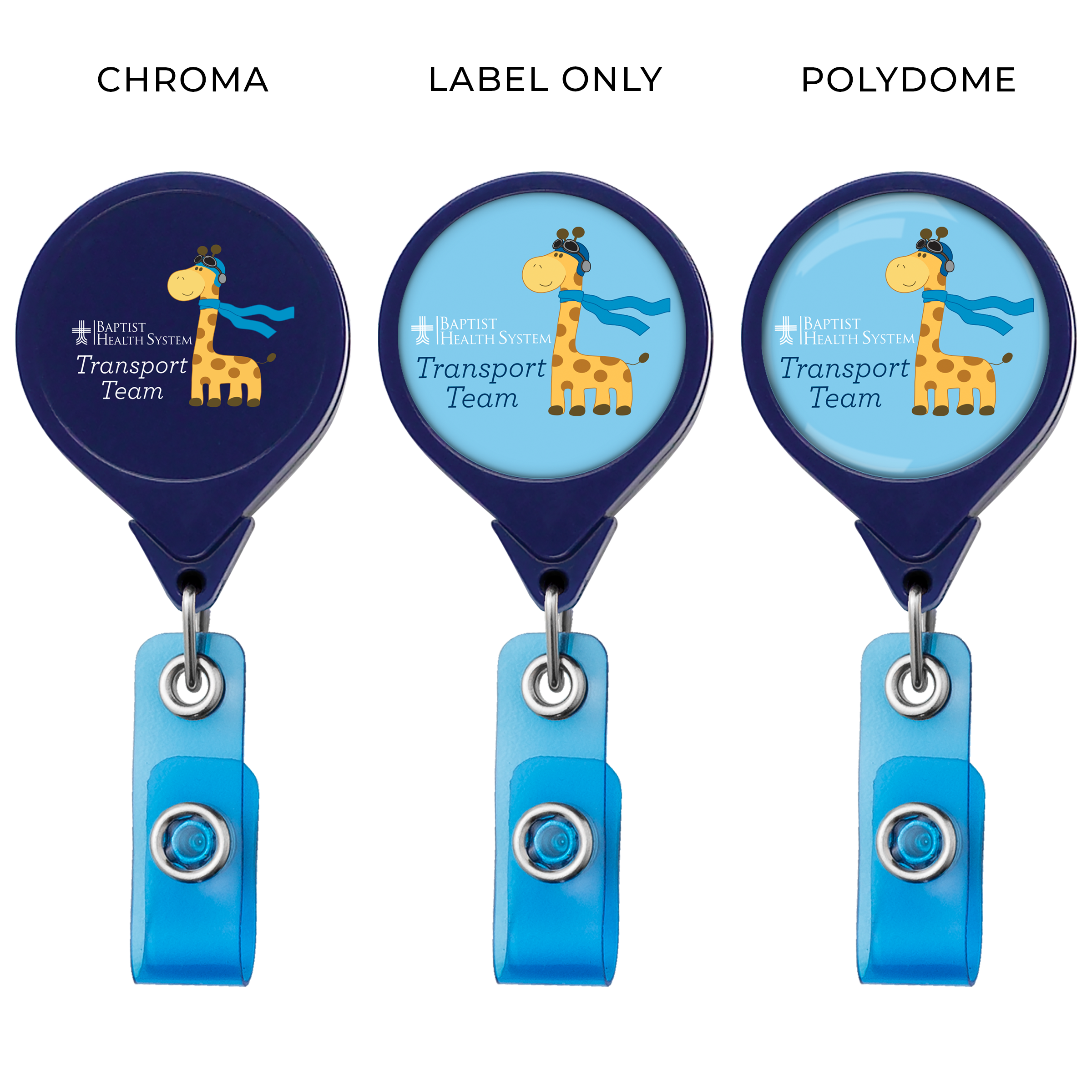 BH48 | JUMBO Belt Clip Round Badge Reel