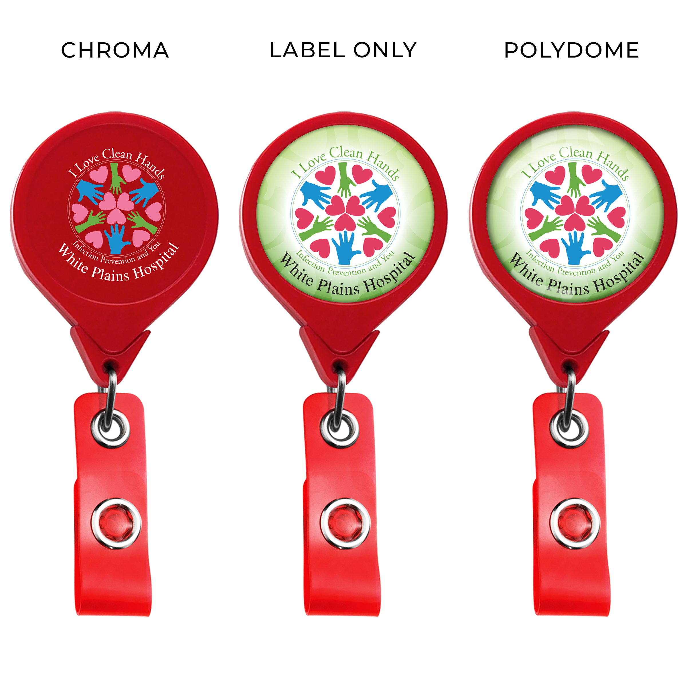 BH48 | JUMBO Belt Clip Round Badge Reel