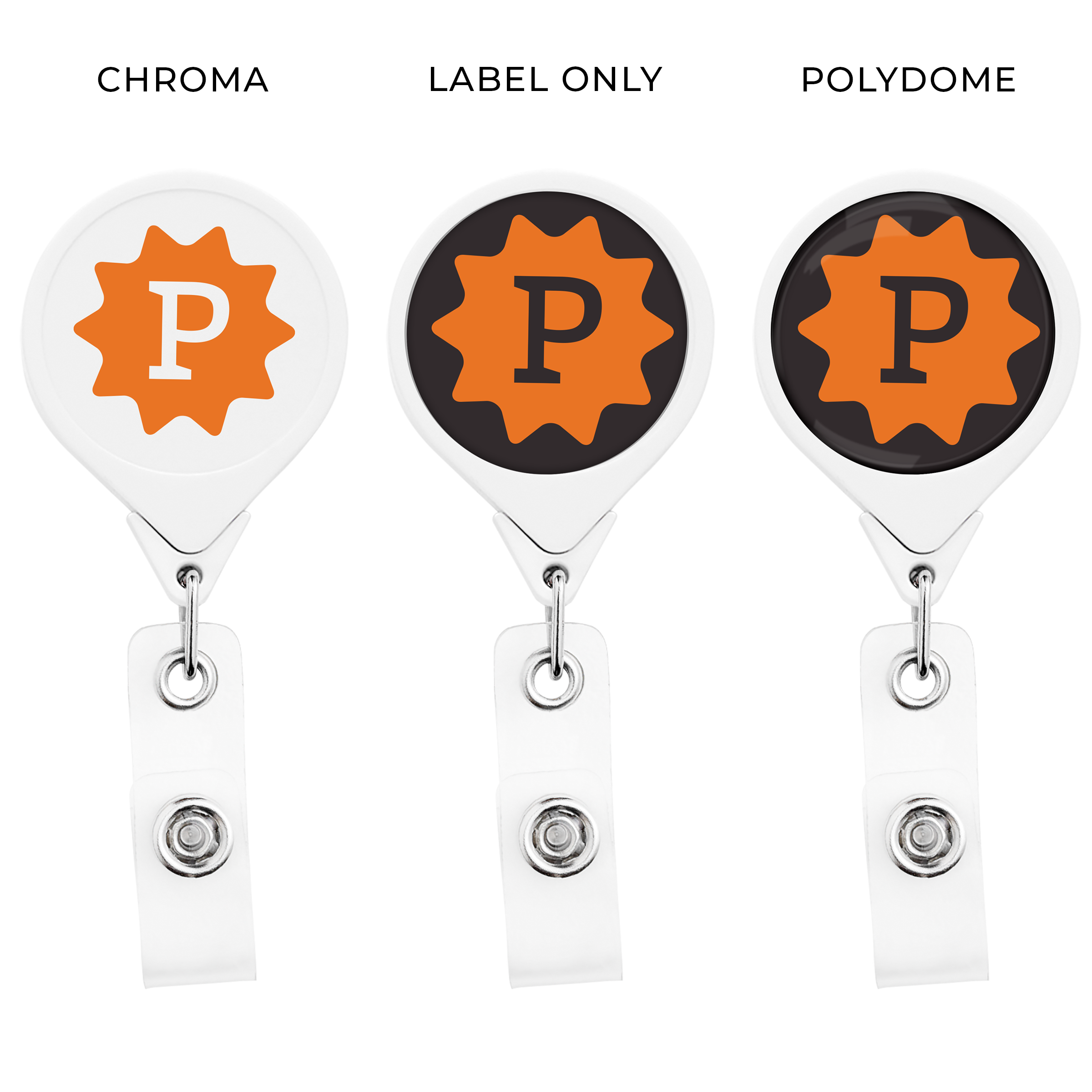 BH48 | JUMBO Belt Clip Round Badge Reel