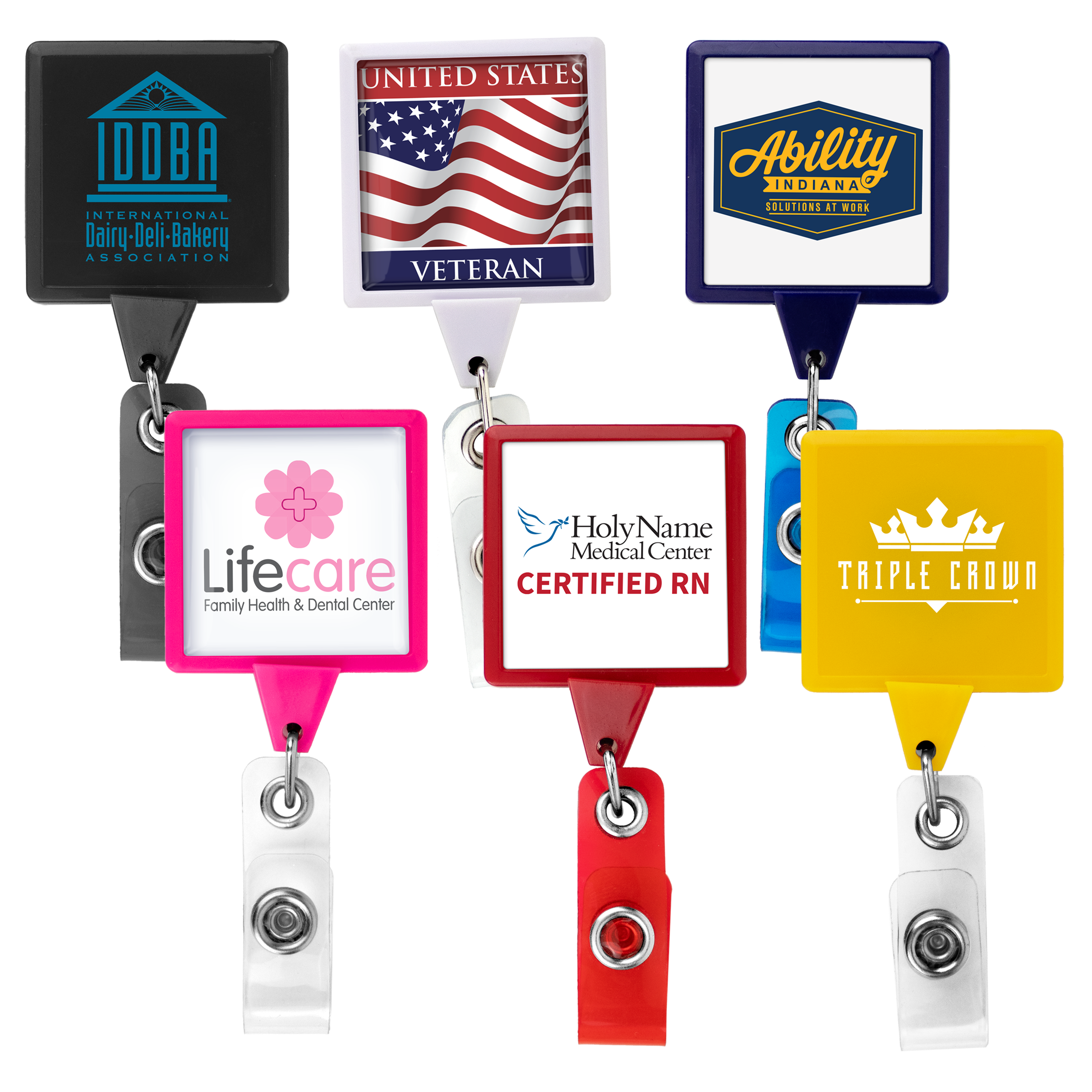 BH55 | JUMBO Square Badge Reel
