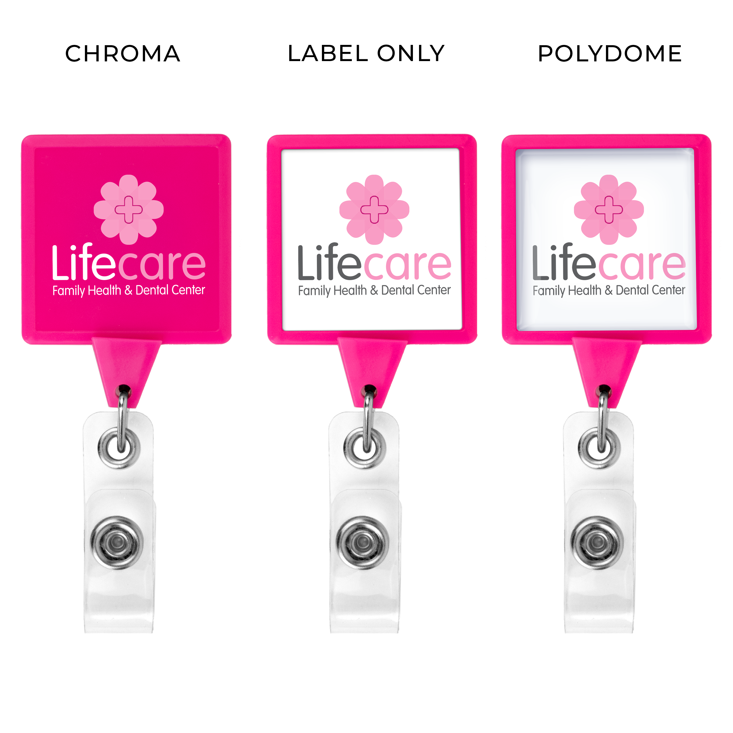 BH55 | JUMBO Square Badge Reel