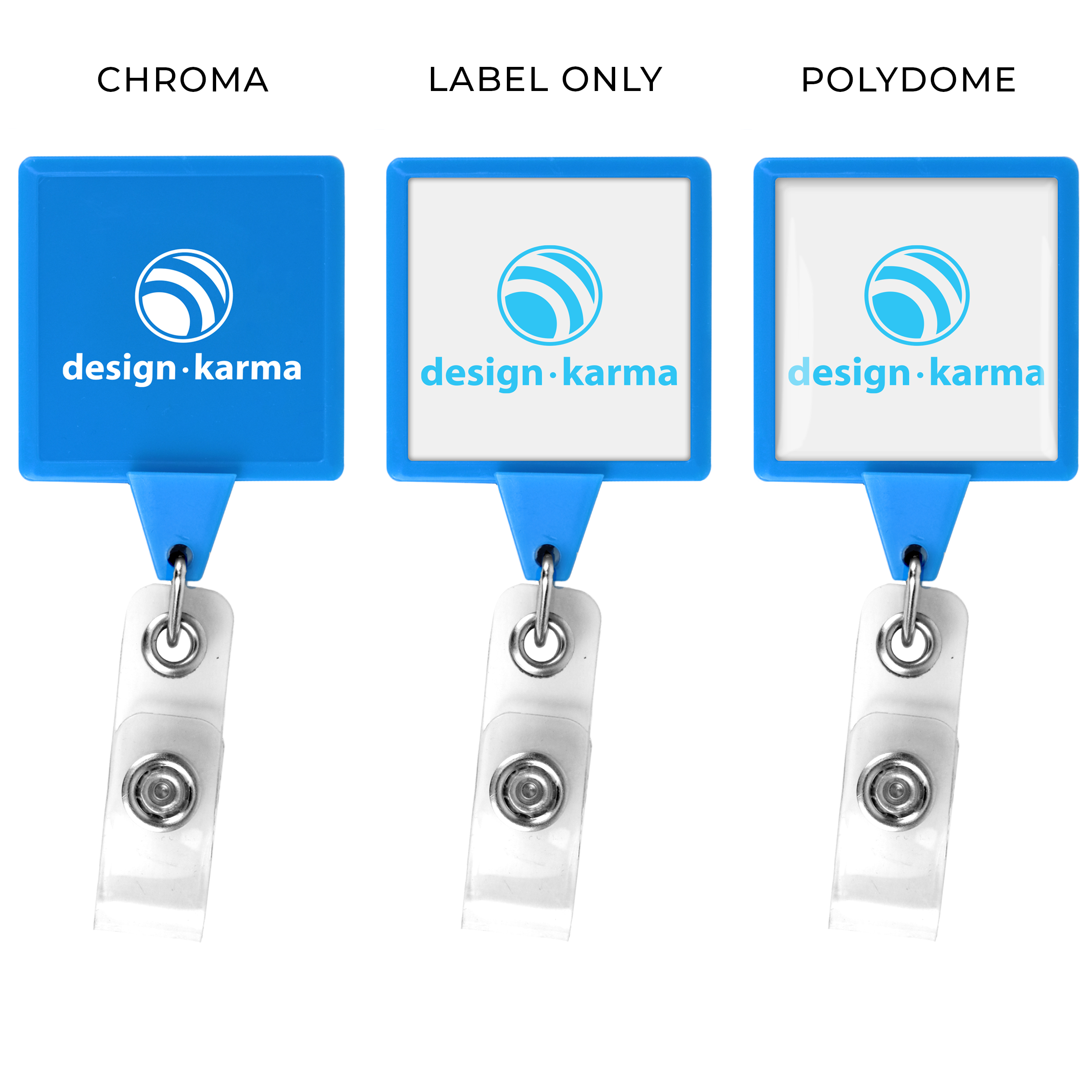 BH55 | JUMBO Square Badge Reel