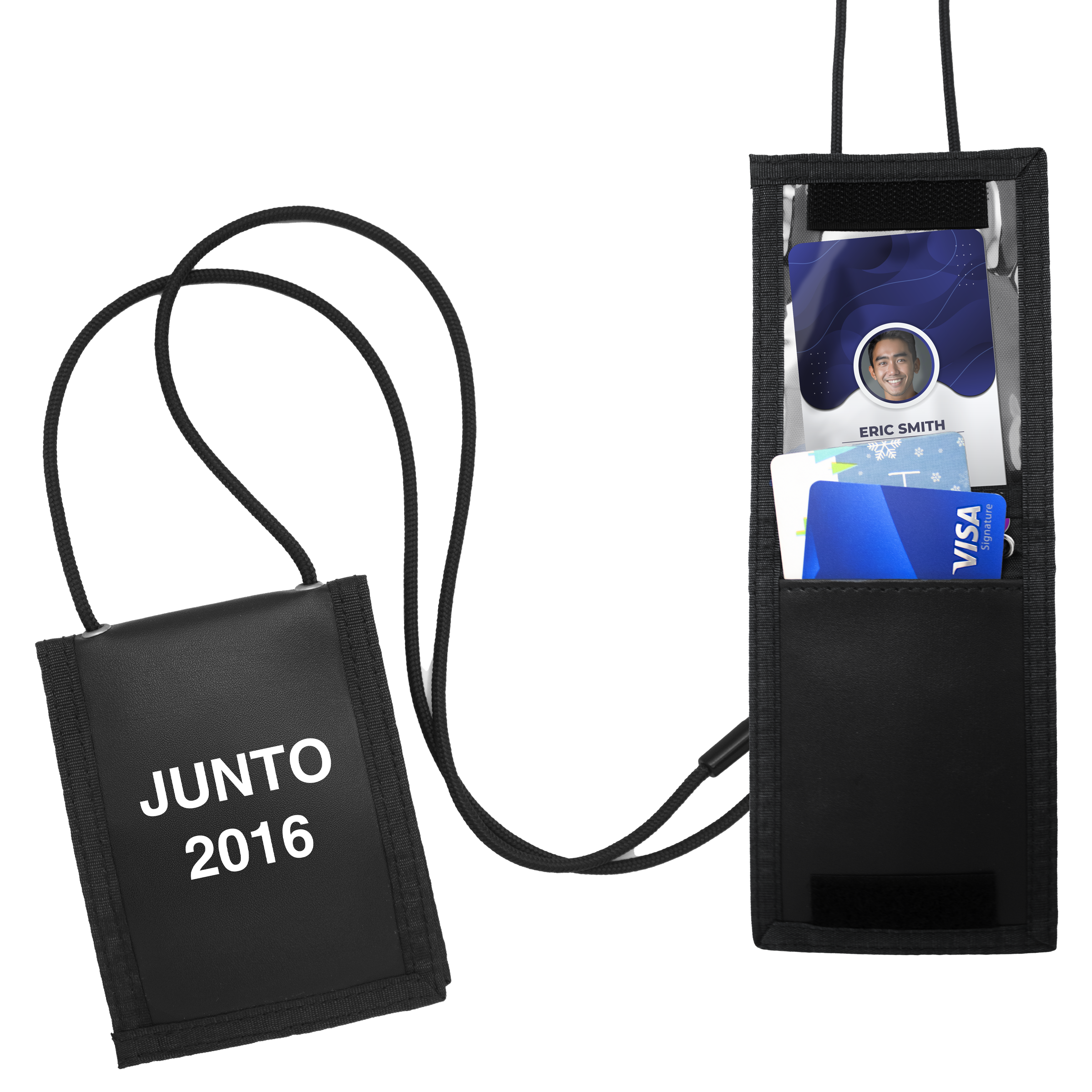 BH607 | Corded Flip Credential Wallet