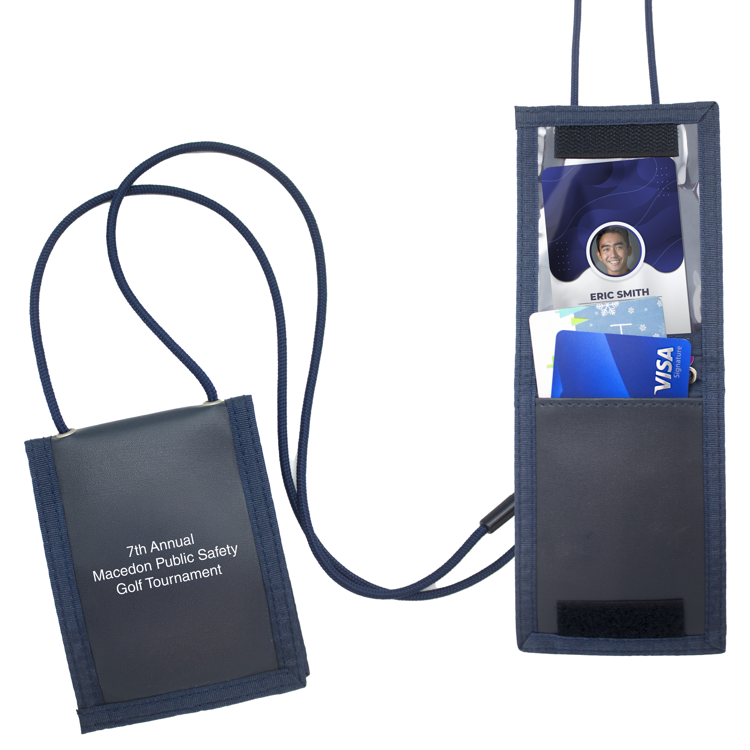 BH607 | Corded Flip Credential Wallet