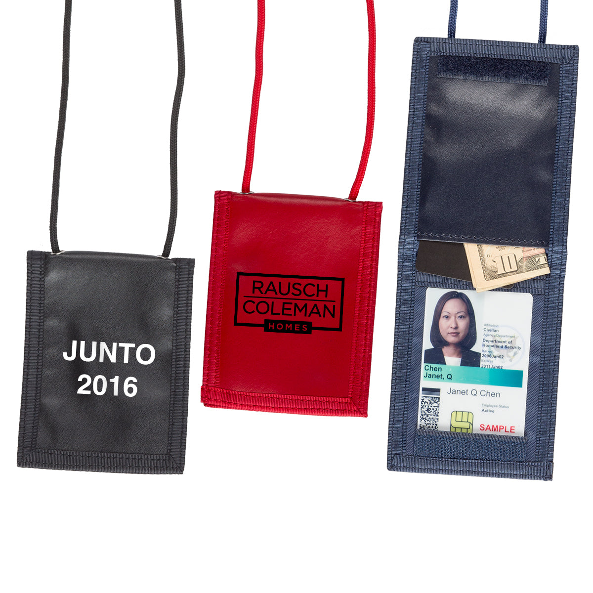 BH607 | Corded Flip Credential Wallet