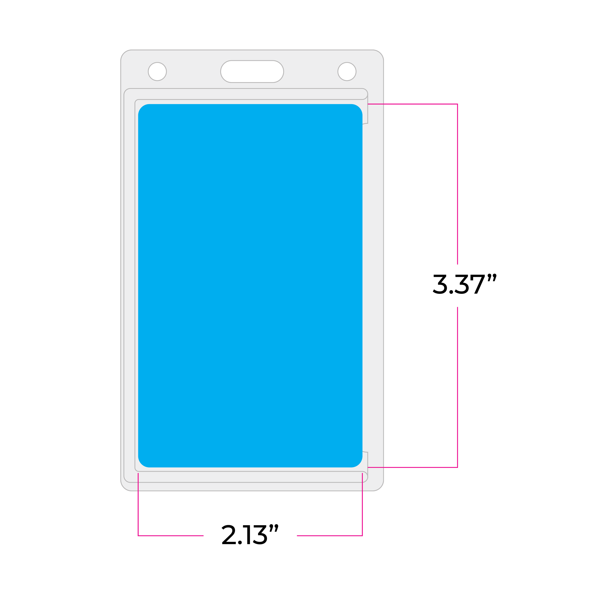 BH6500 | Vertical Thumb Notch Card Dispenser