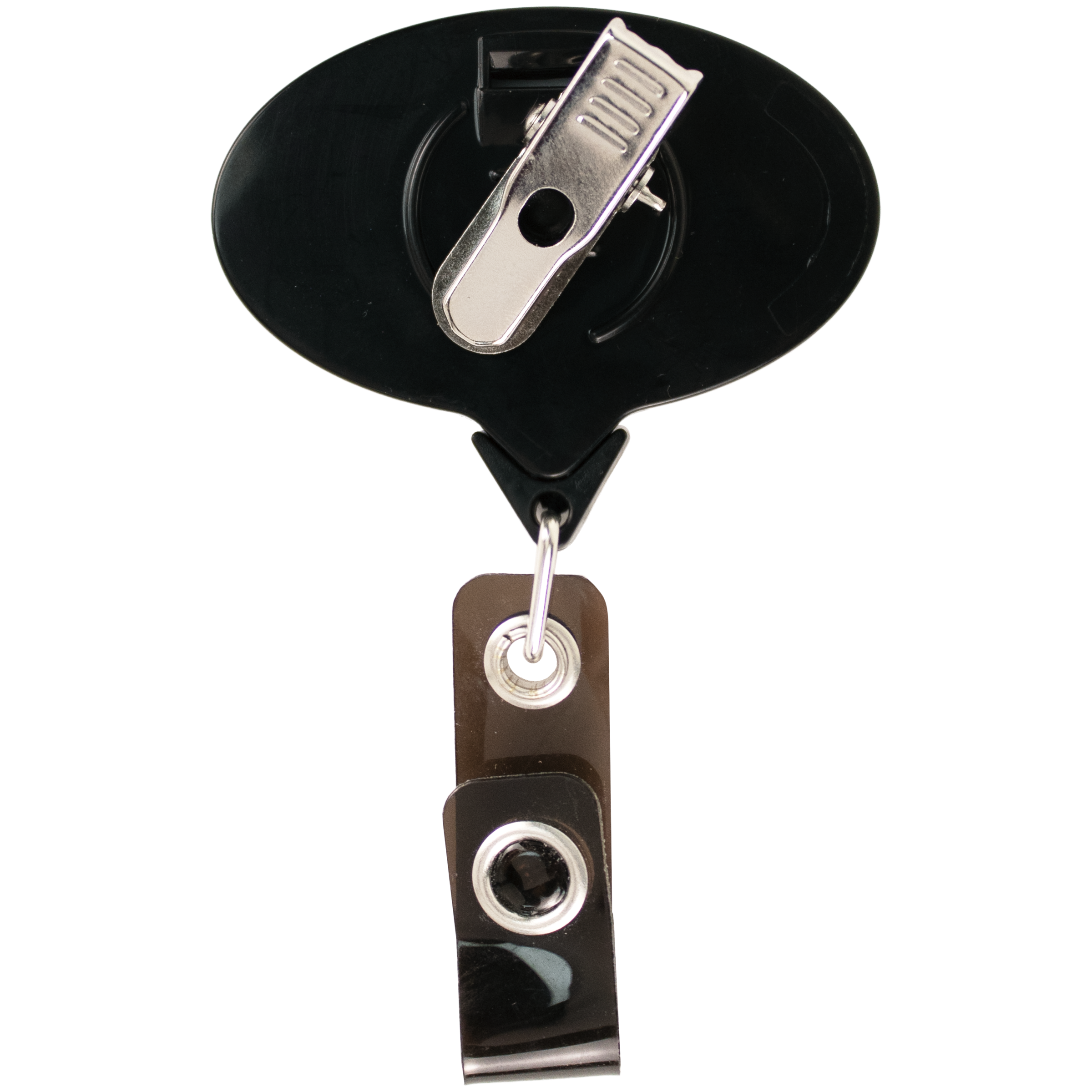 OVERSTOCK :: BH66BK | JUMBO Oval Badge Reel