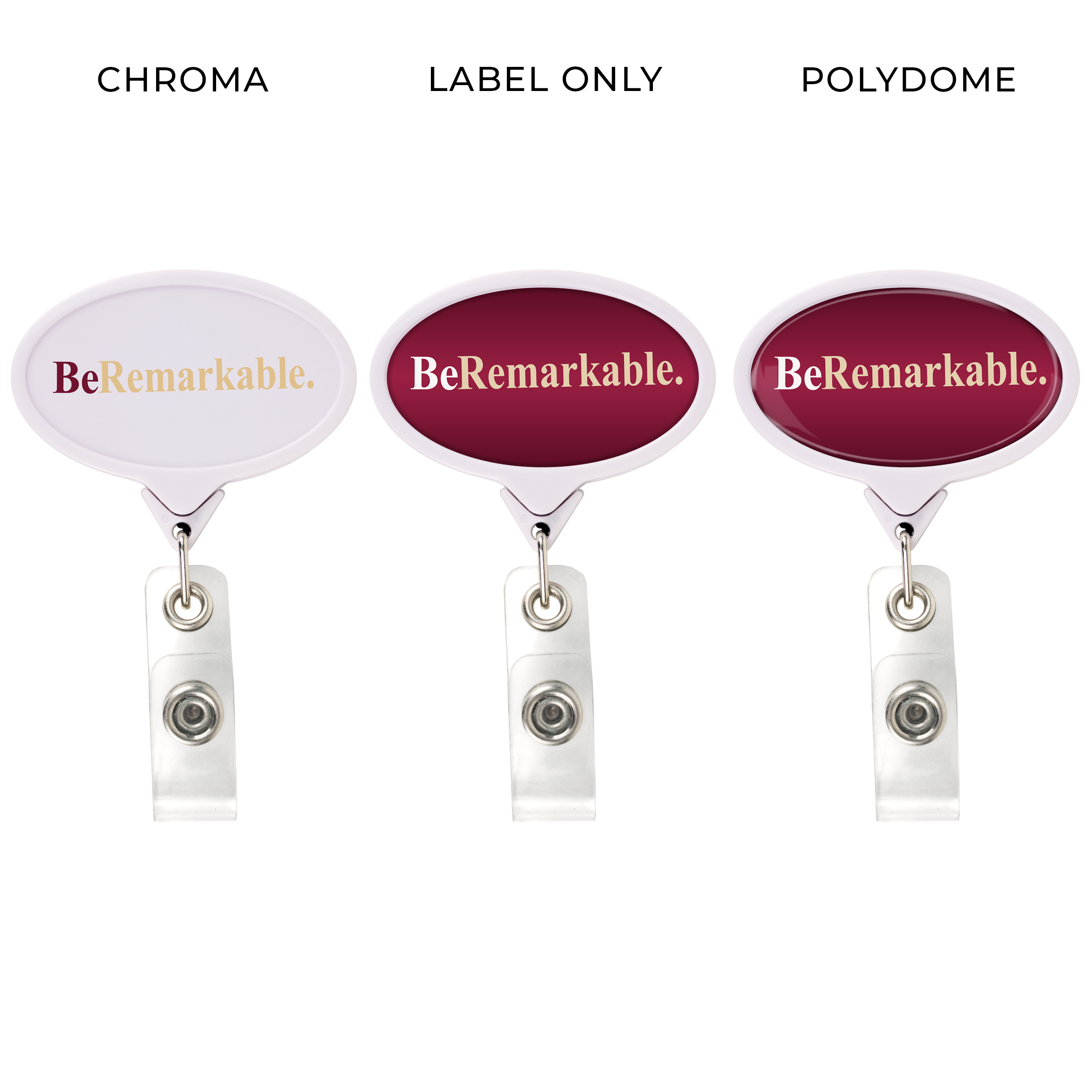 BH66 | JUMBO Oval Badge Reel
