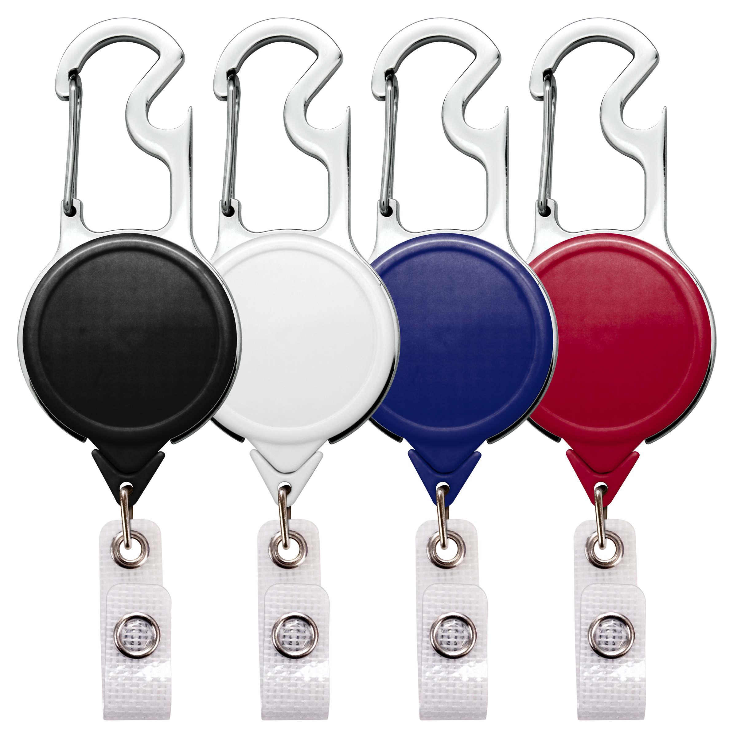 BH67 | Carabiner Bottle Opener Badge Reel