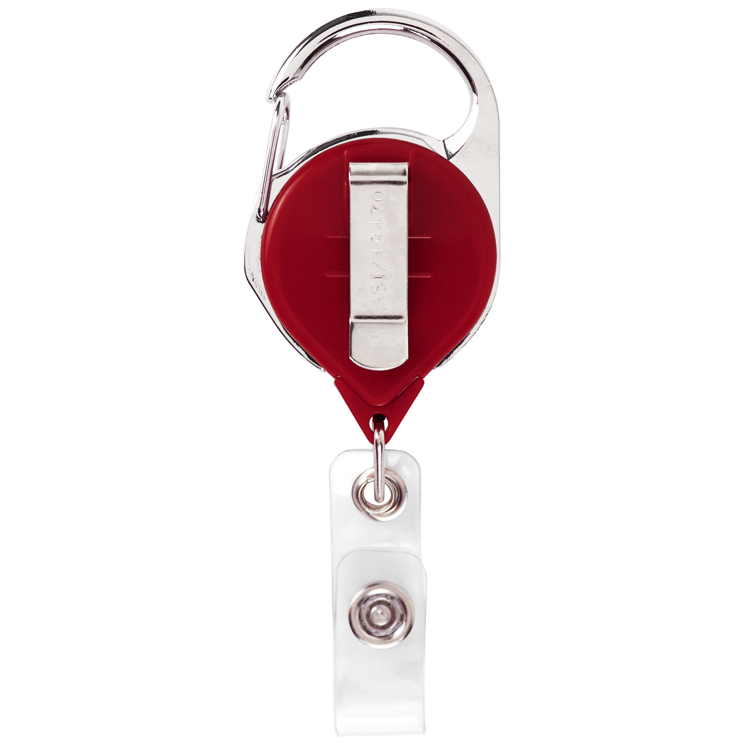 OVERSTOCK :: BH68RD | Belt Clip Carabiner Badge Reel