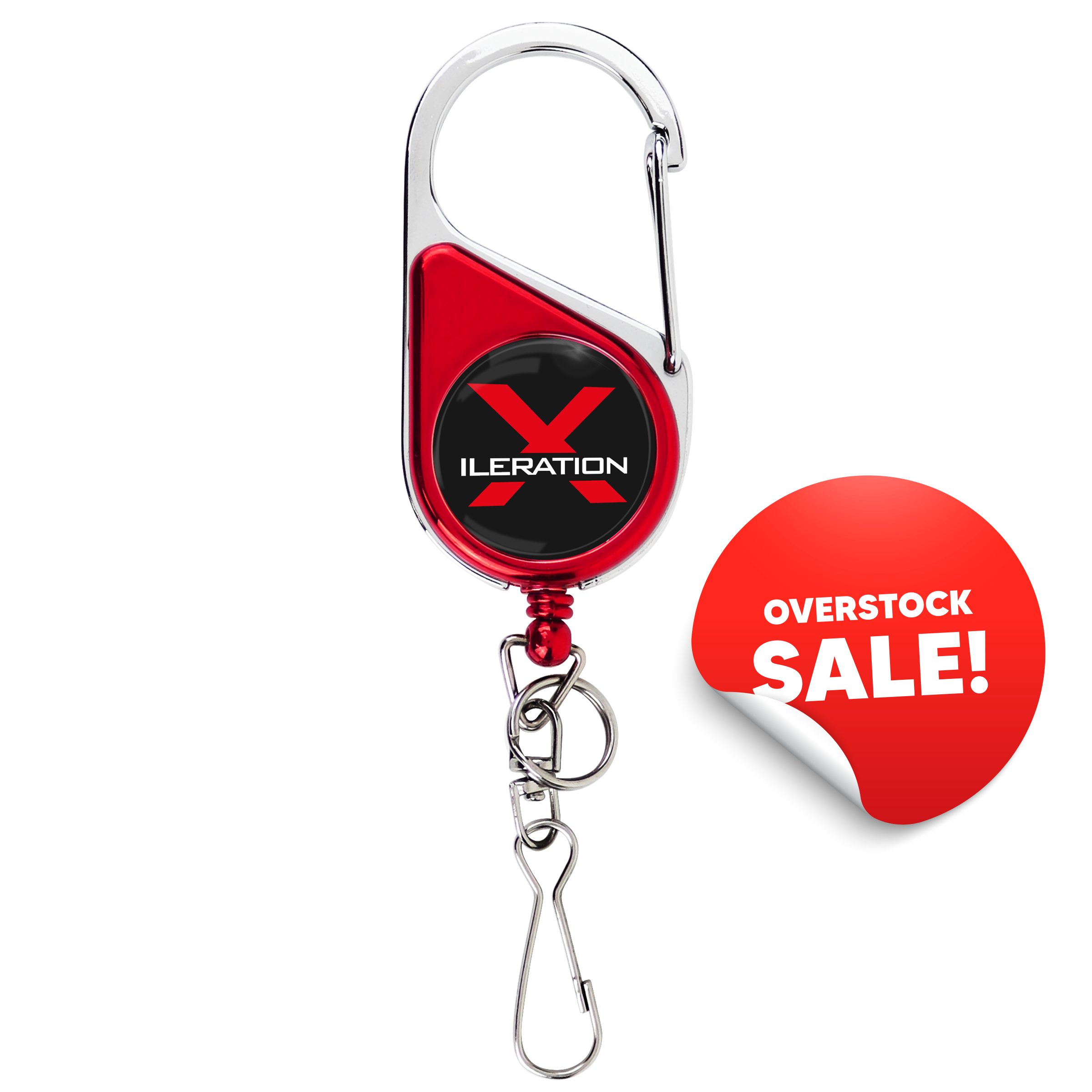 OVERSTOCK:: BH69CHRD | Heavy-Duty Carabiner Badge Reel