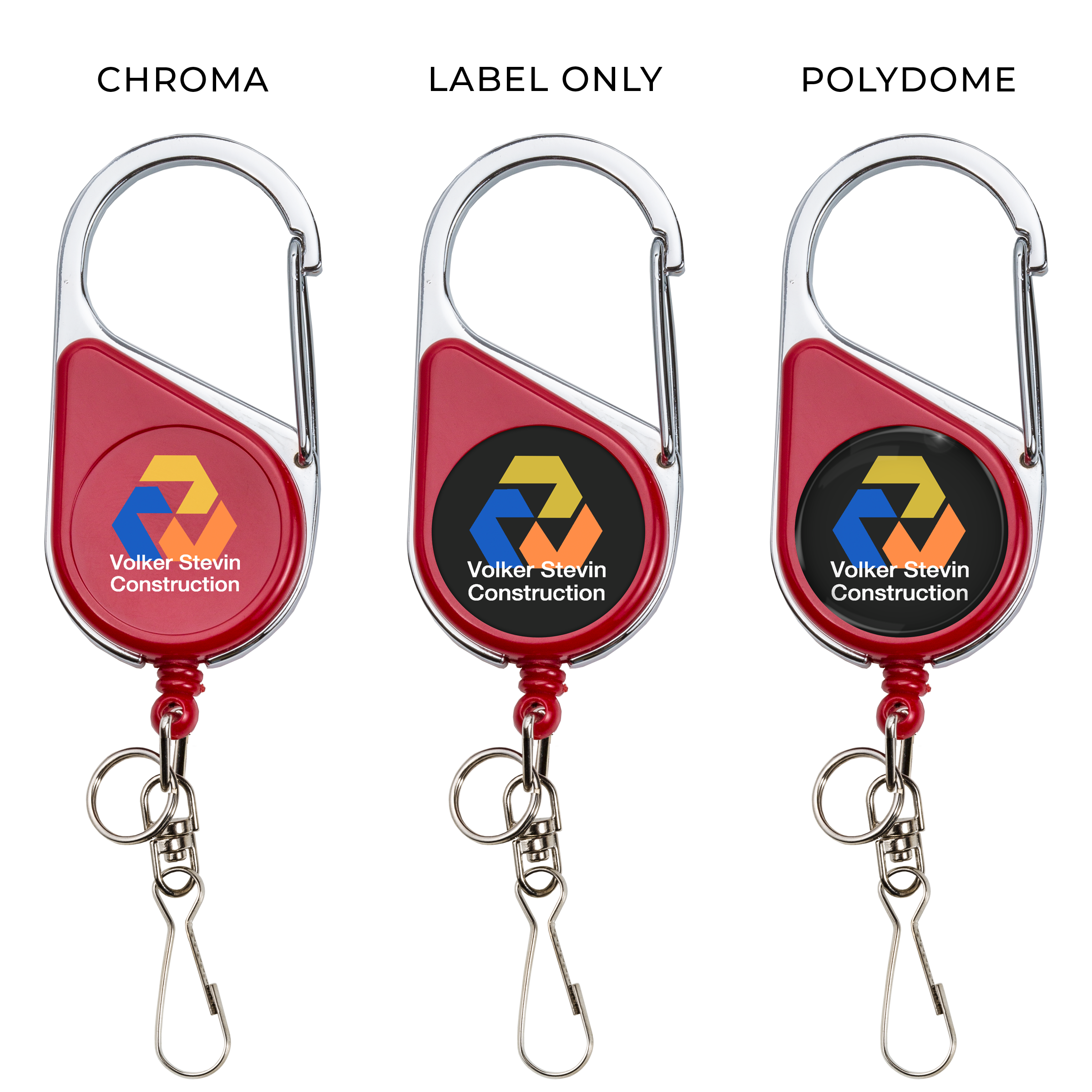 BH69 | Heavy-Duty Carabiner Badge Reel