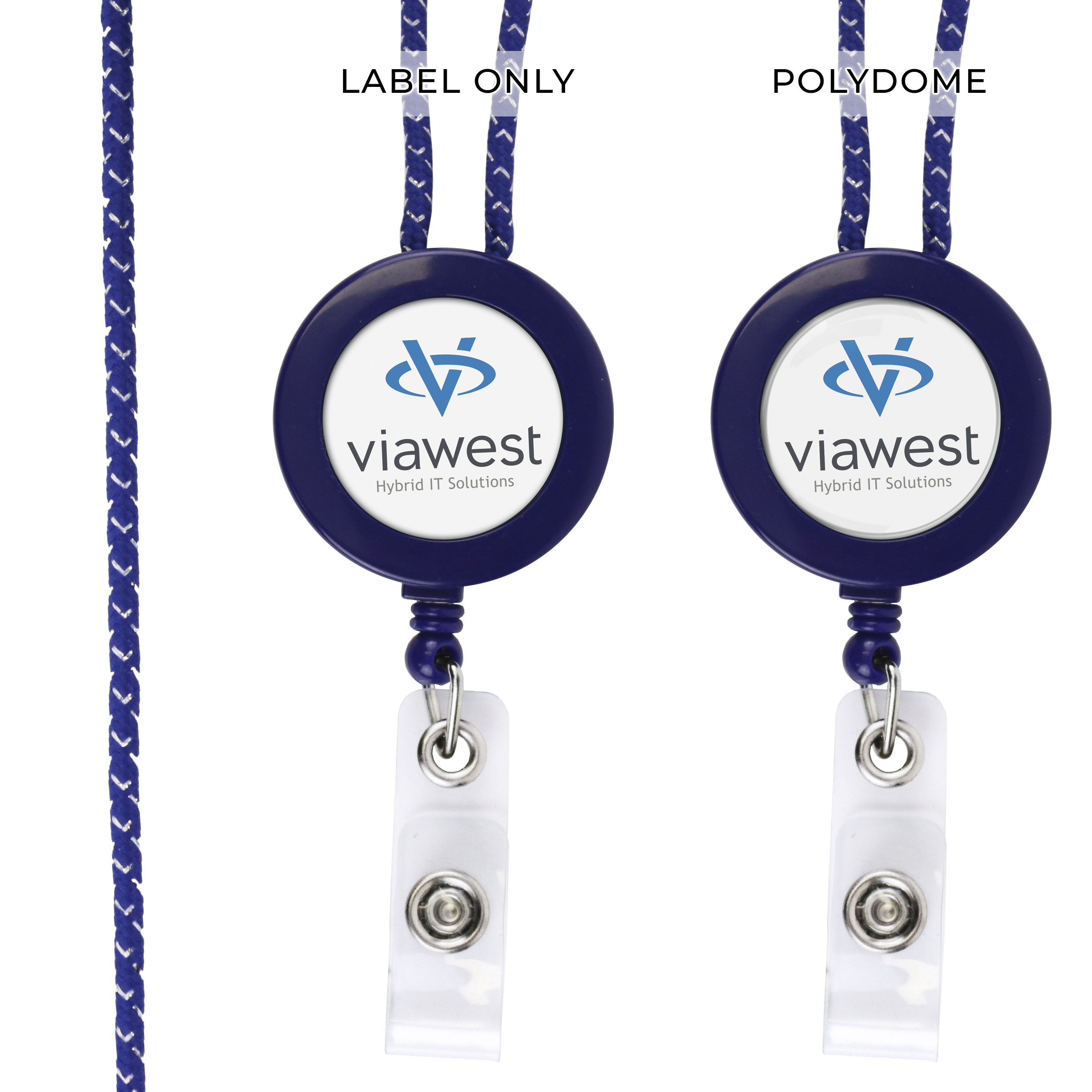 BH799 | Roped Lanyard Badge Reel