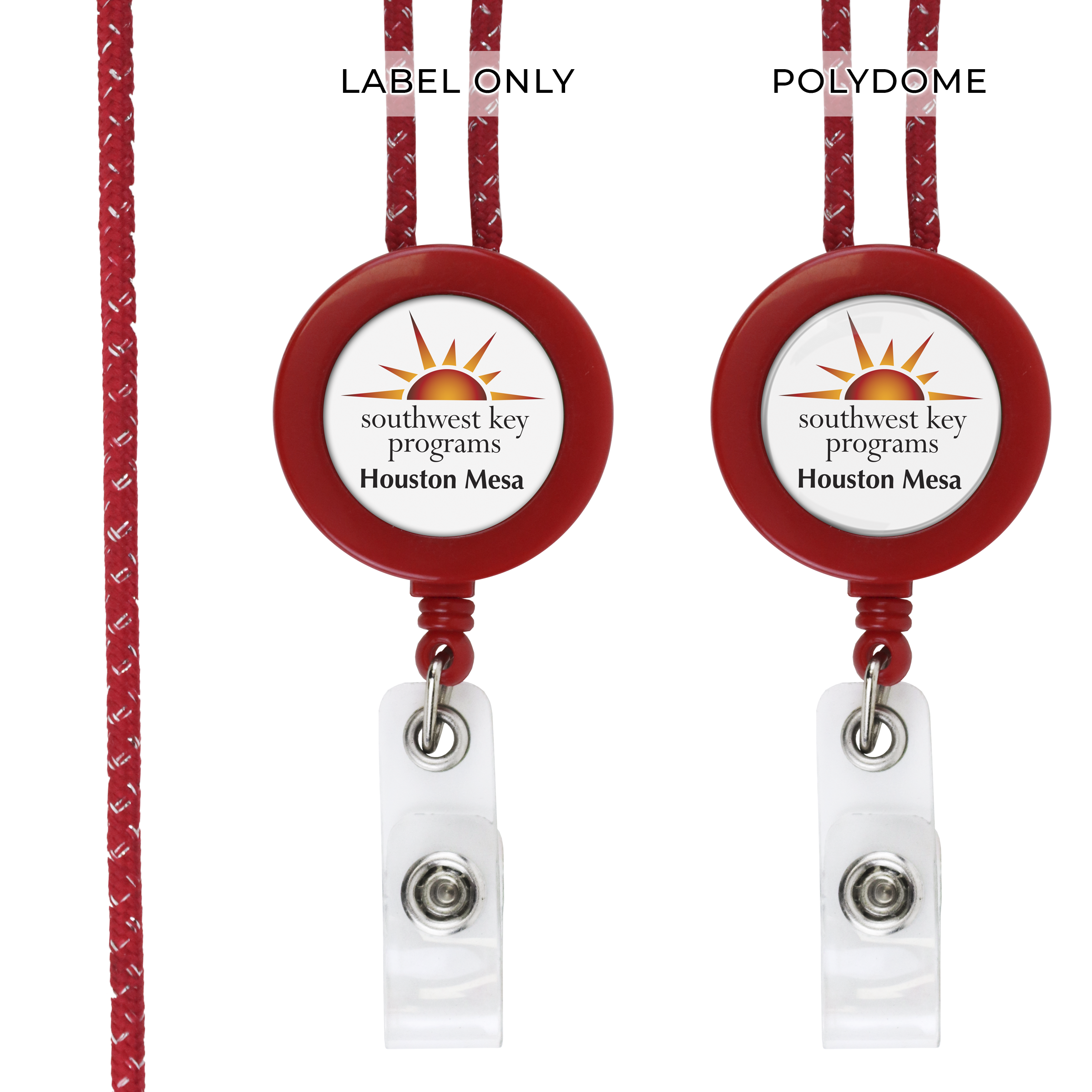 BH799 | Roped Lanyard Badge Reel
