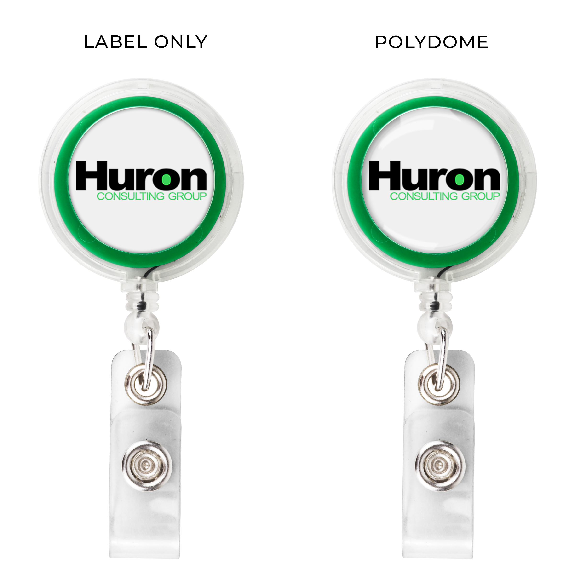 BH822 | See-Thru JUMBO Badge Reel