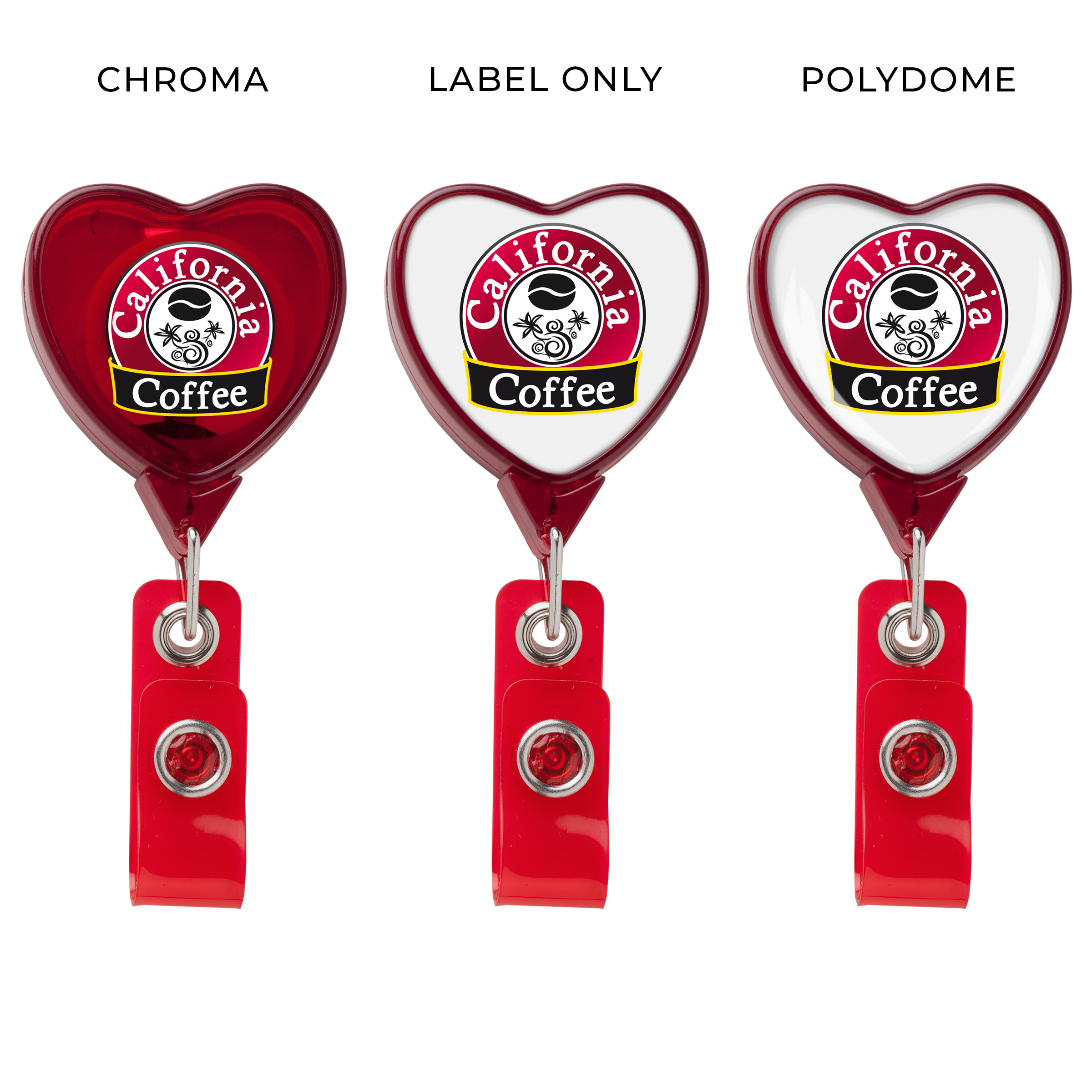 BH85 | JUMBO Heart Badge Reel